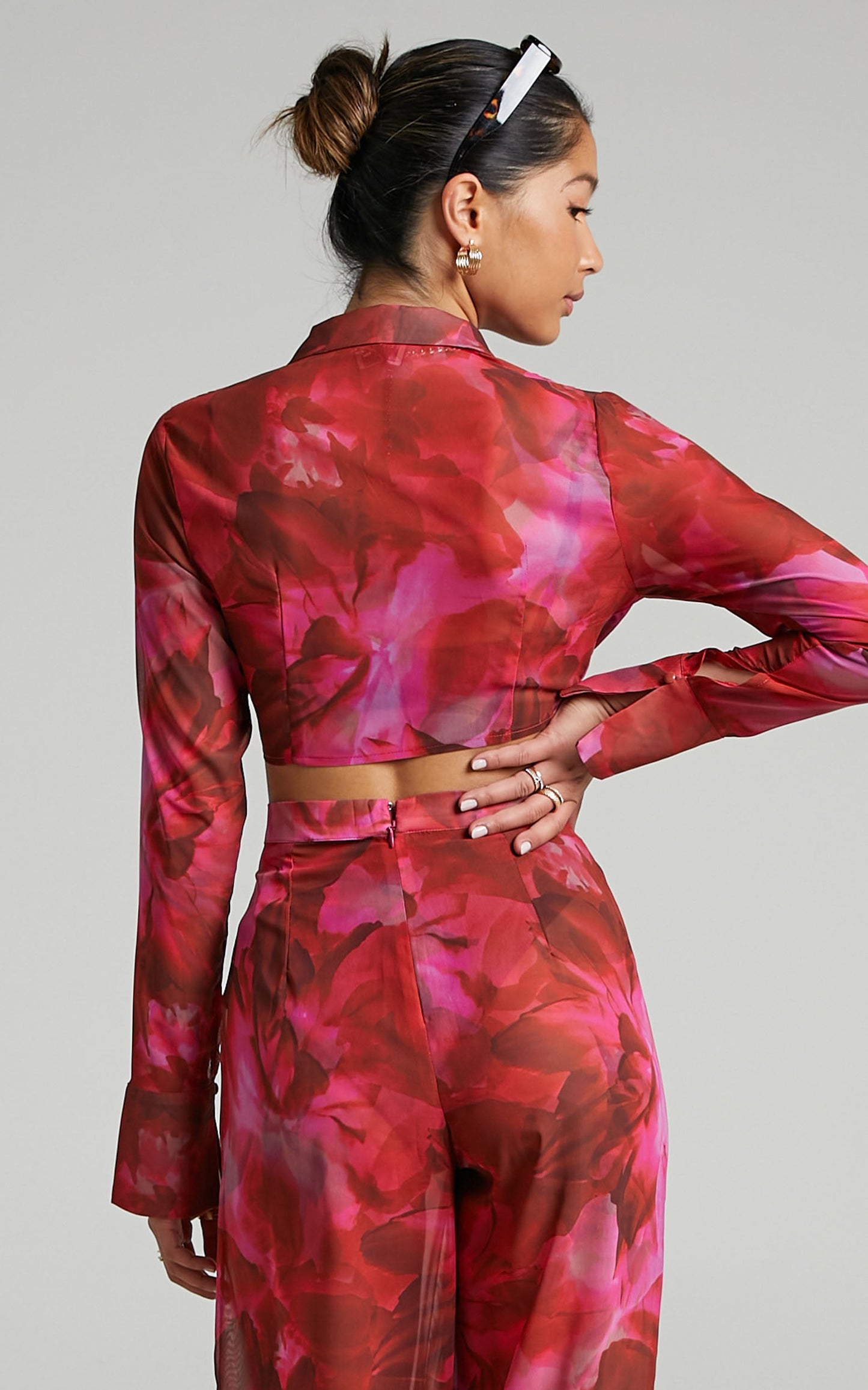 RUNAWAY THE LABEL - CALISTA BLOUSE in Pink