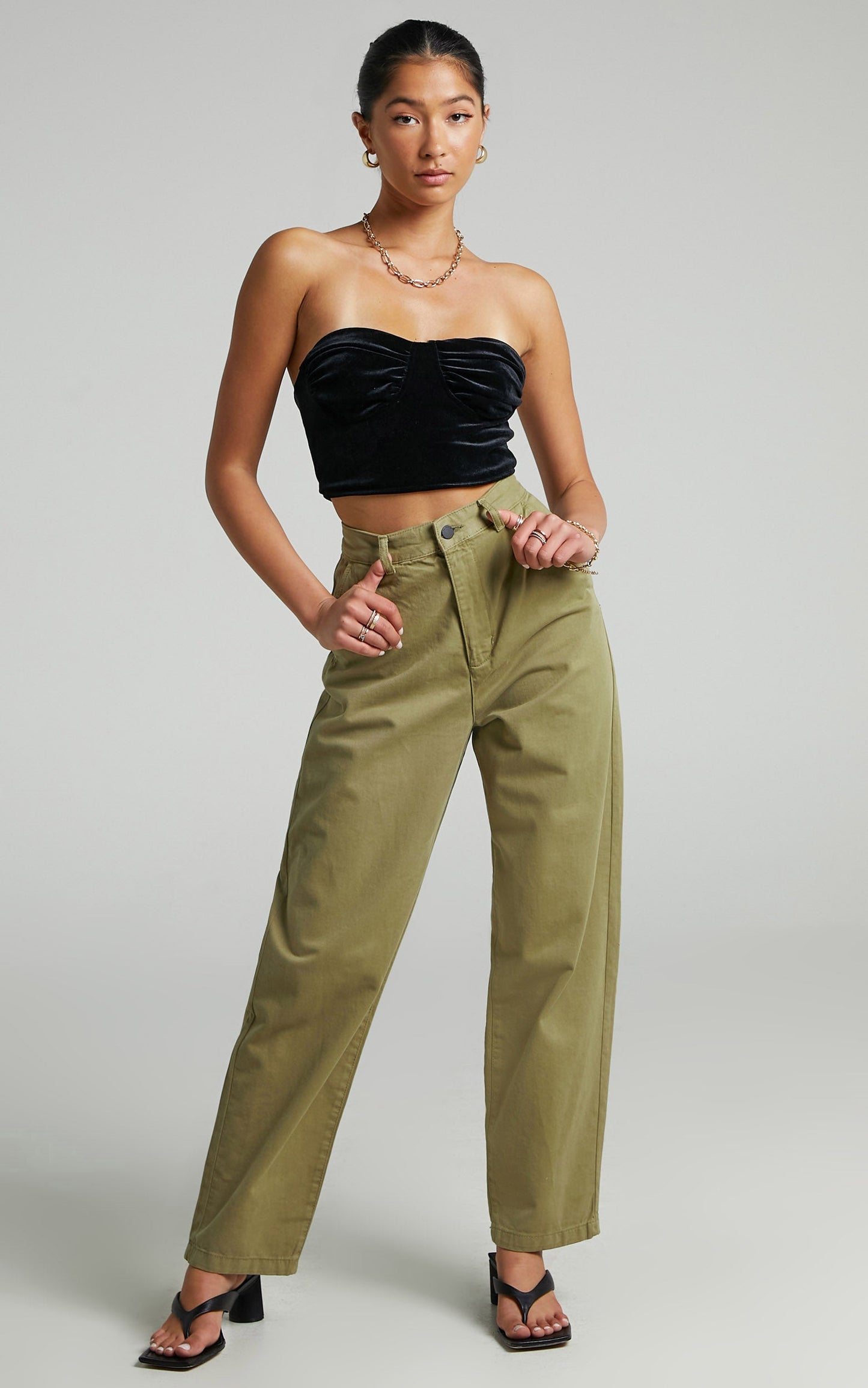 Dr Denim - Bella Pants in Olive