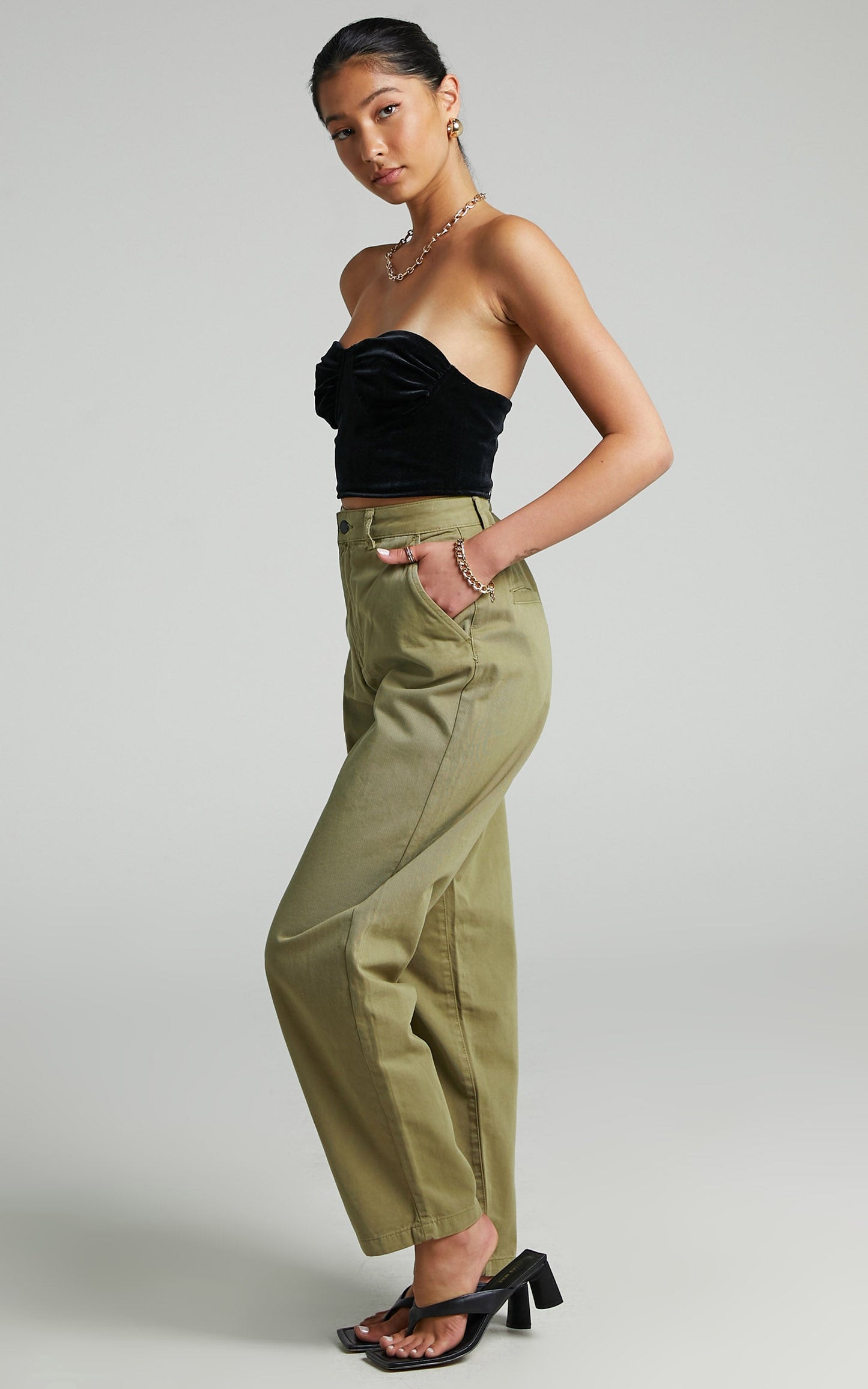 Dr Denim - Bella Pants in Olive