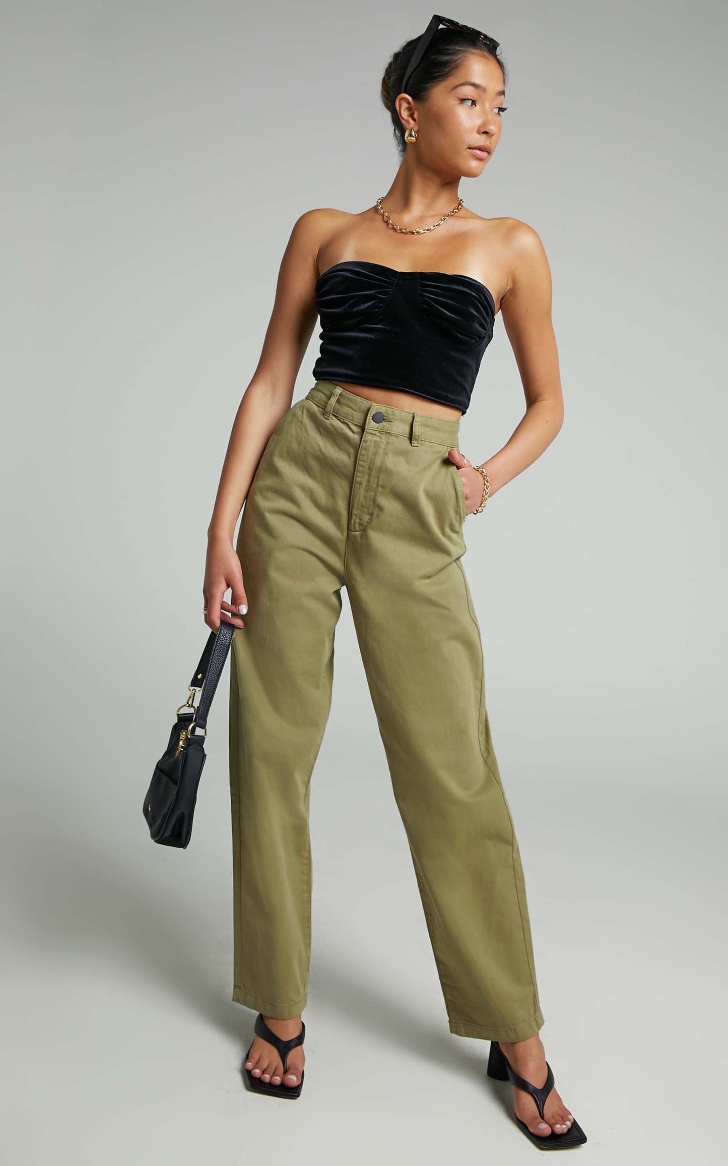 Dr Denim - Bella Pants in Olive