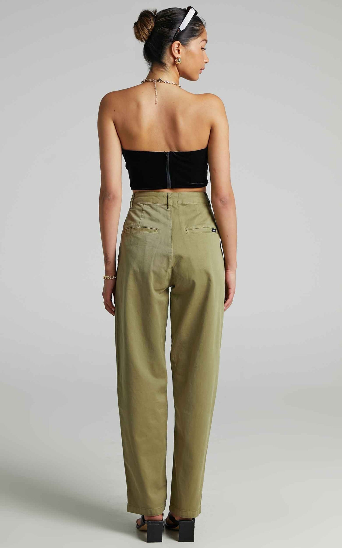 Dr Denim - Bella Pants in Olive