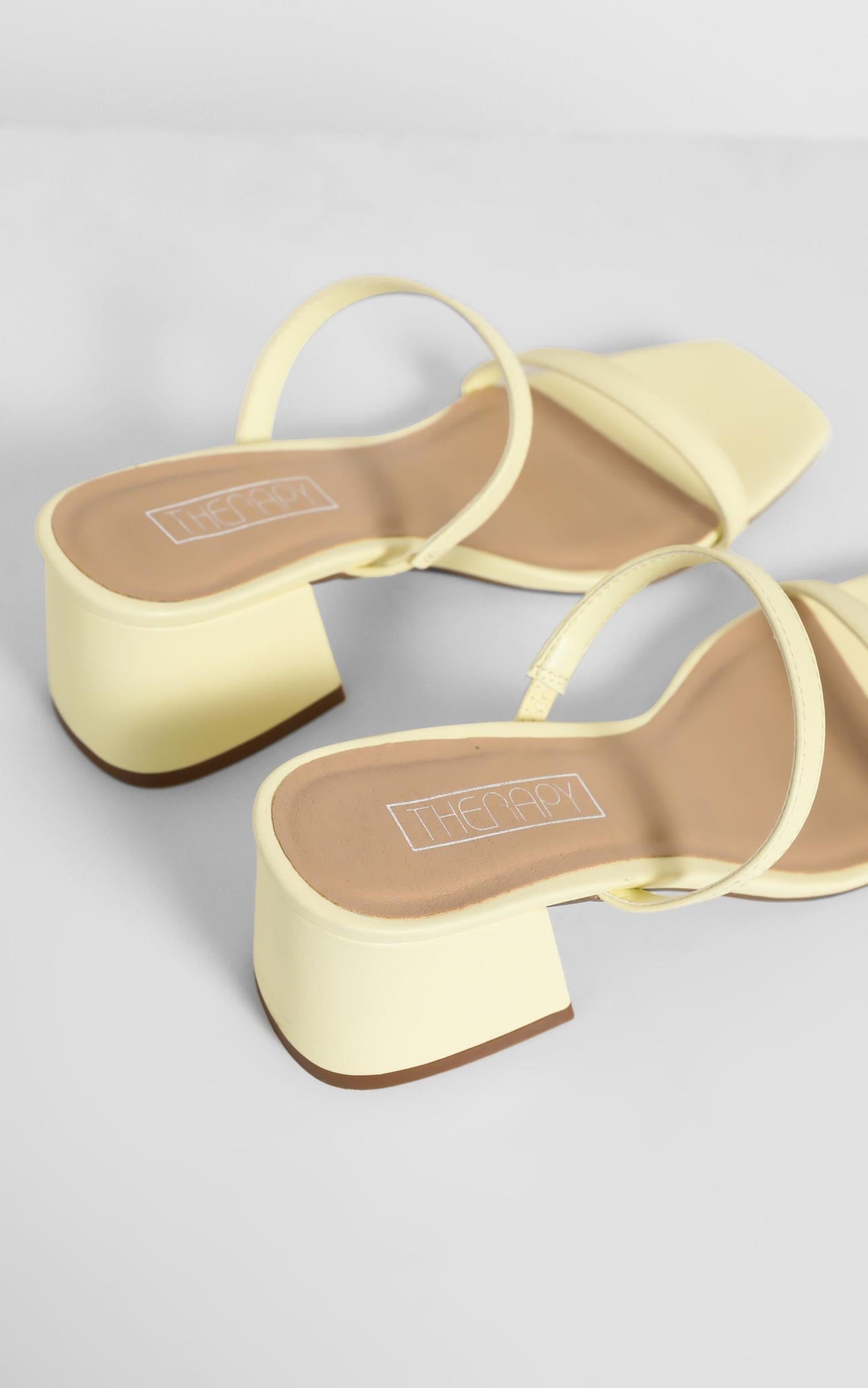Therapy - Goldie Heels in Pastel Yellow