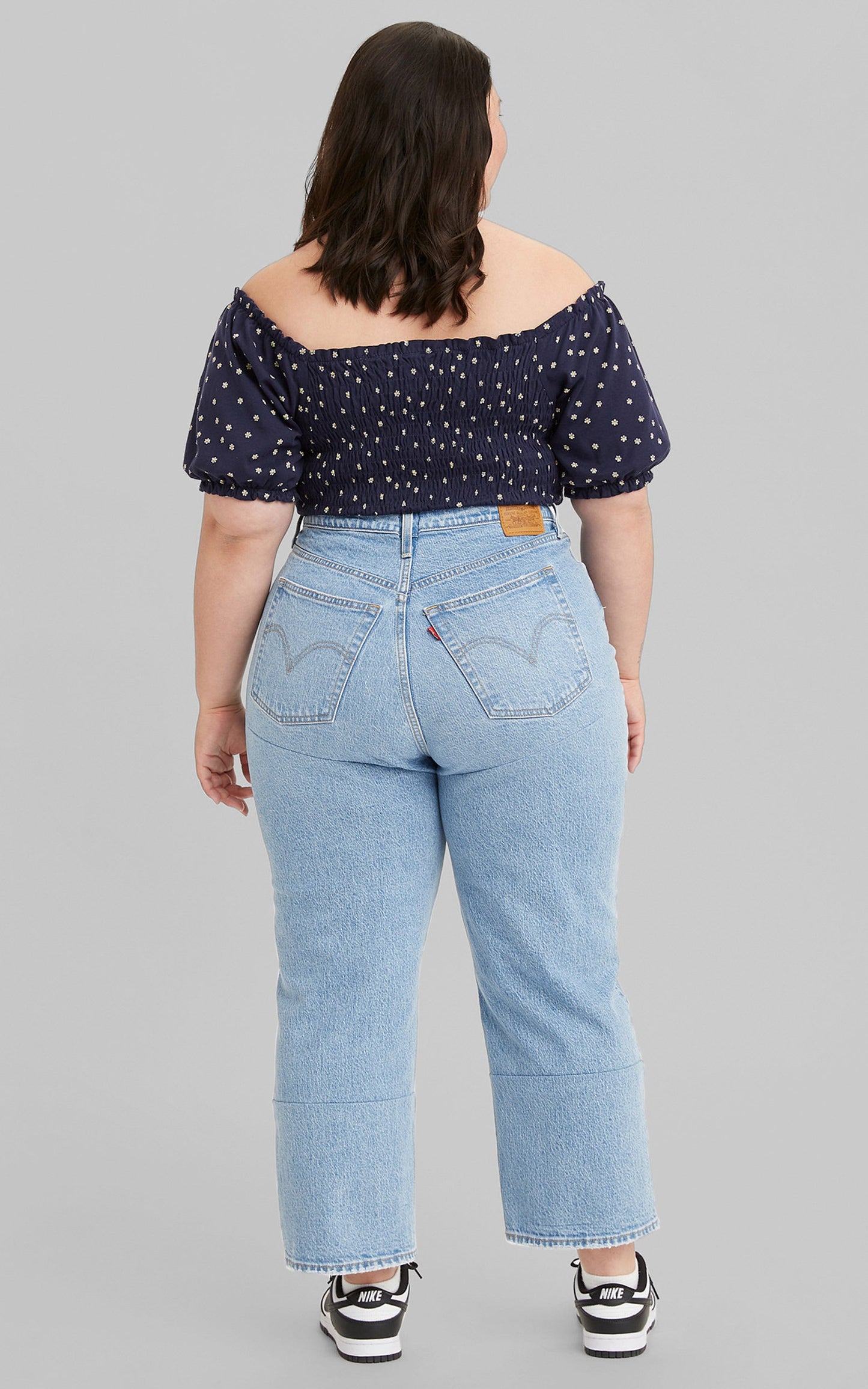 Levi's Curve - Ribcage Straight Ankle Jean in SAMBA DONE PLUS
