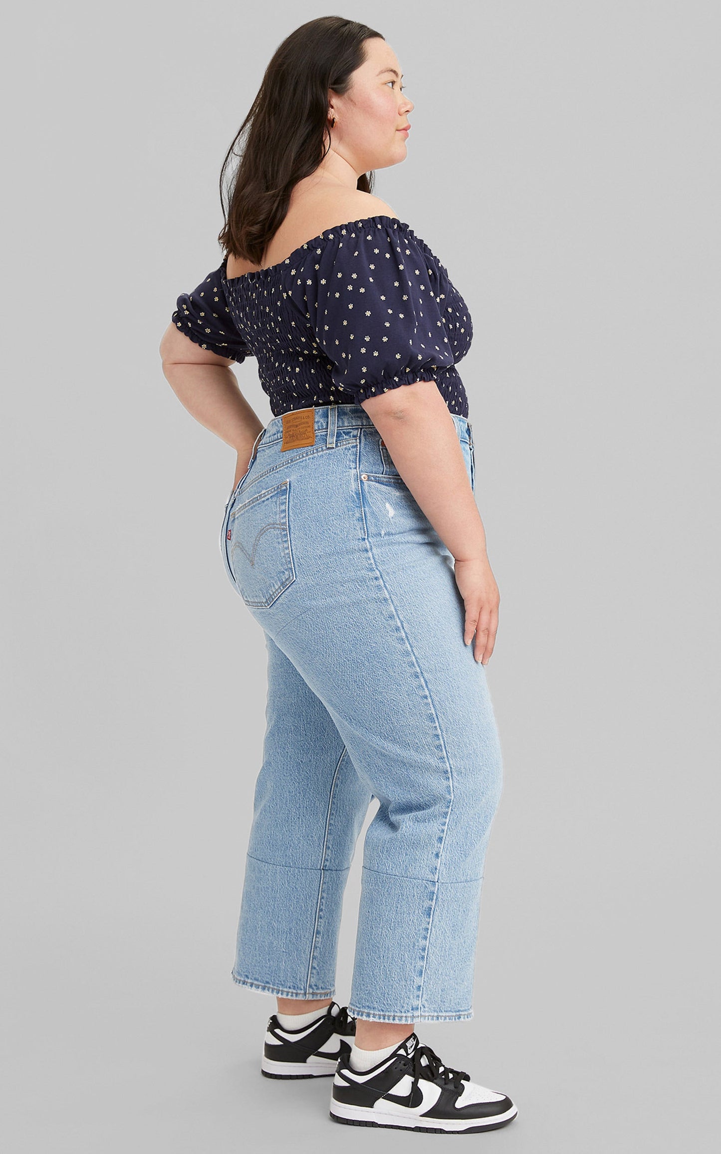Levi's Curve - Ribcage Straight Ankle Jean in SAMBA DONE PLUS