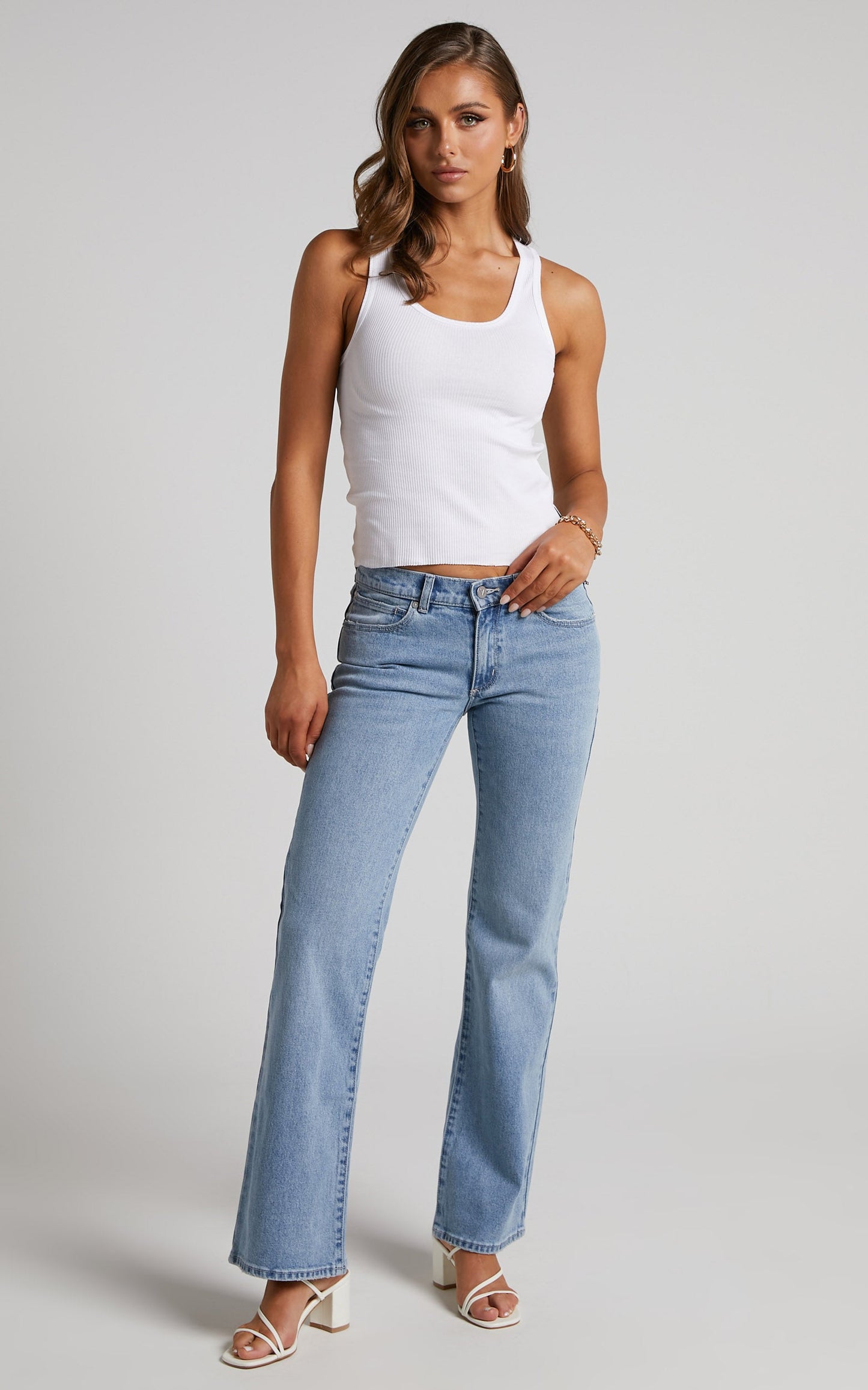 Abrand - A '99 Low Boot Courtney Jean in Light Vintage Blue