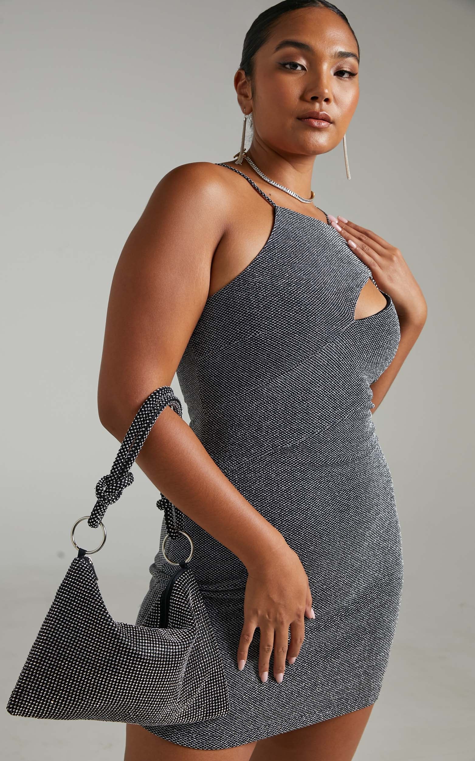 Afrin Mesh Bag in Black