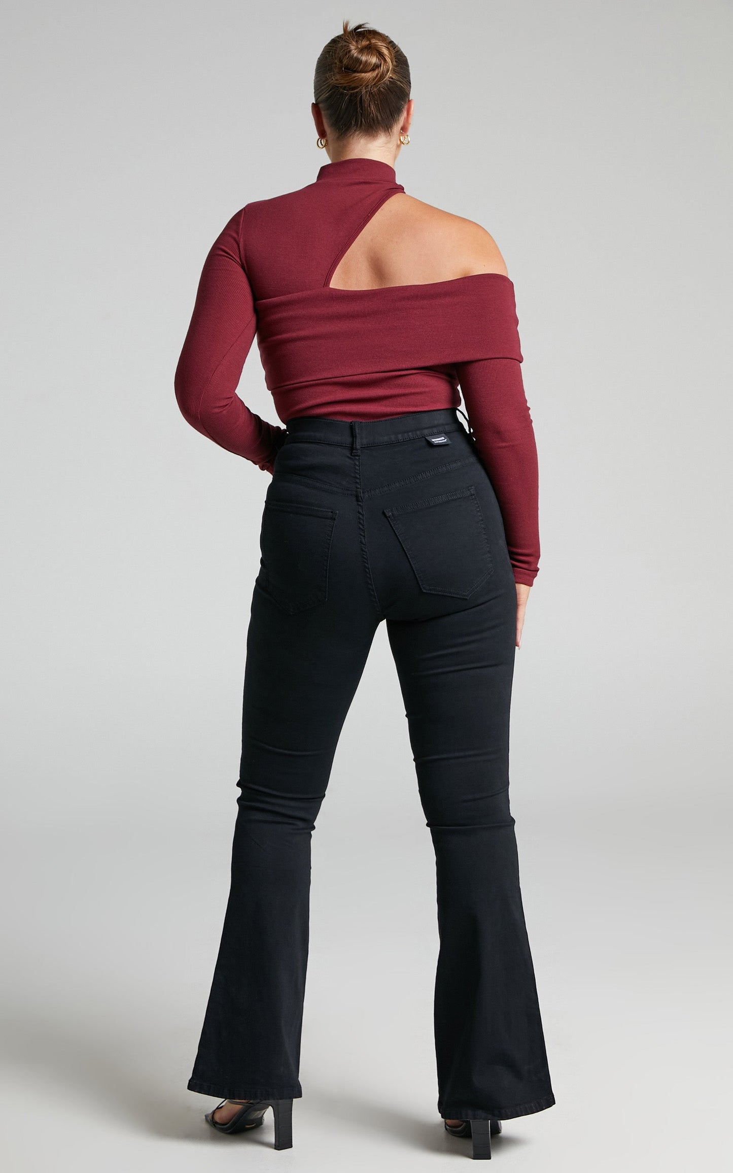 Dr Denim - Moxy Flare Jeans in Black