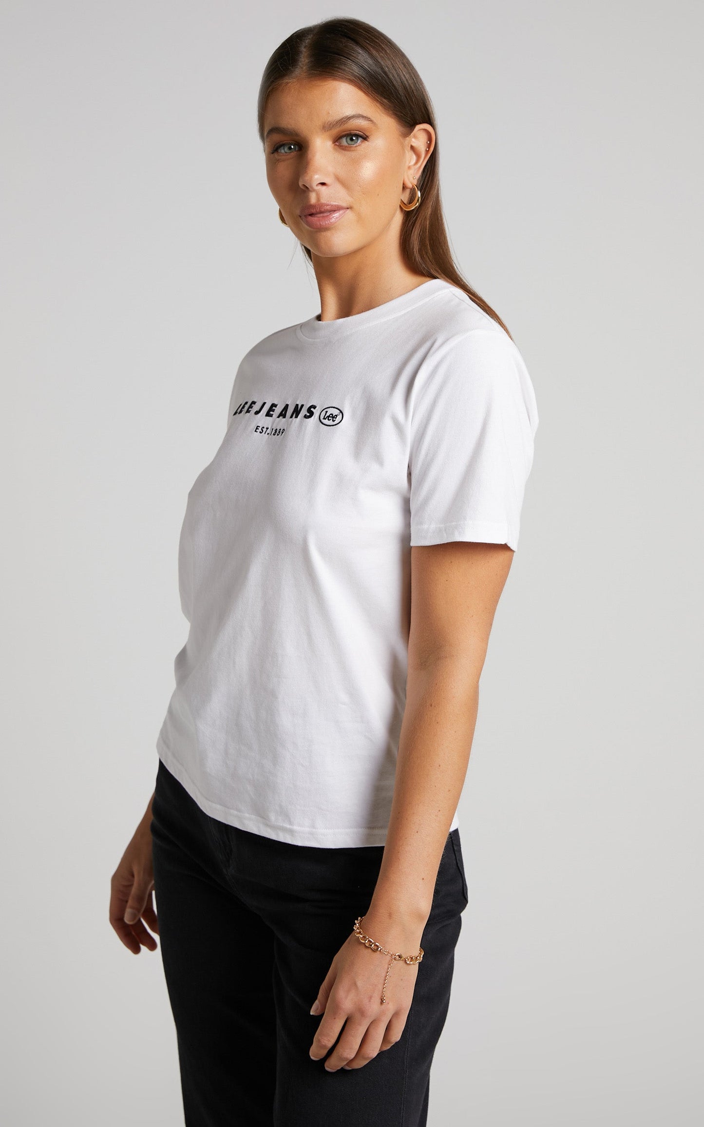 Lee - Classic Tee in Optic White