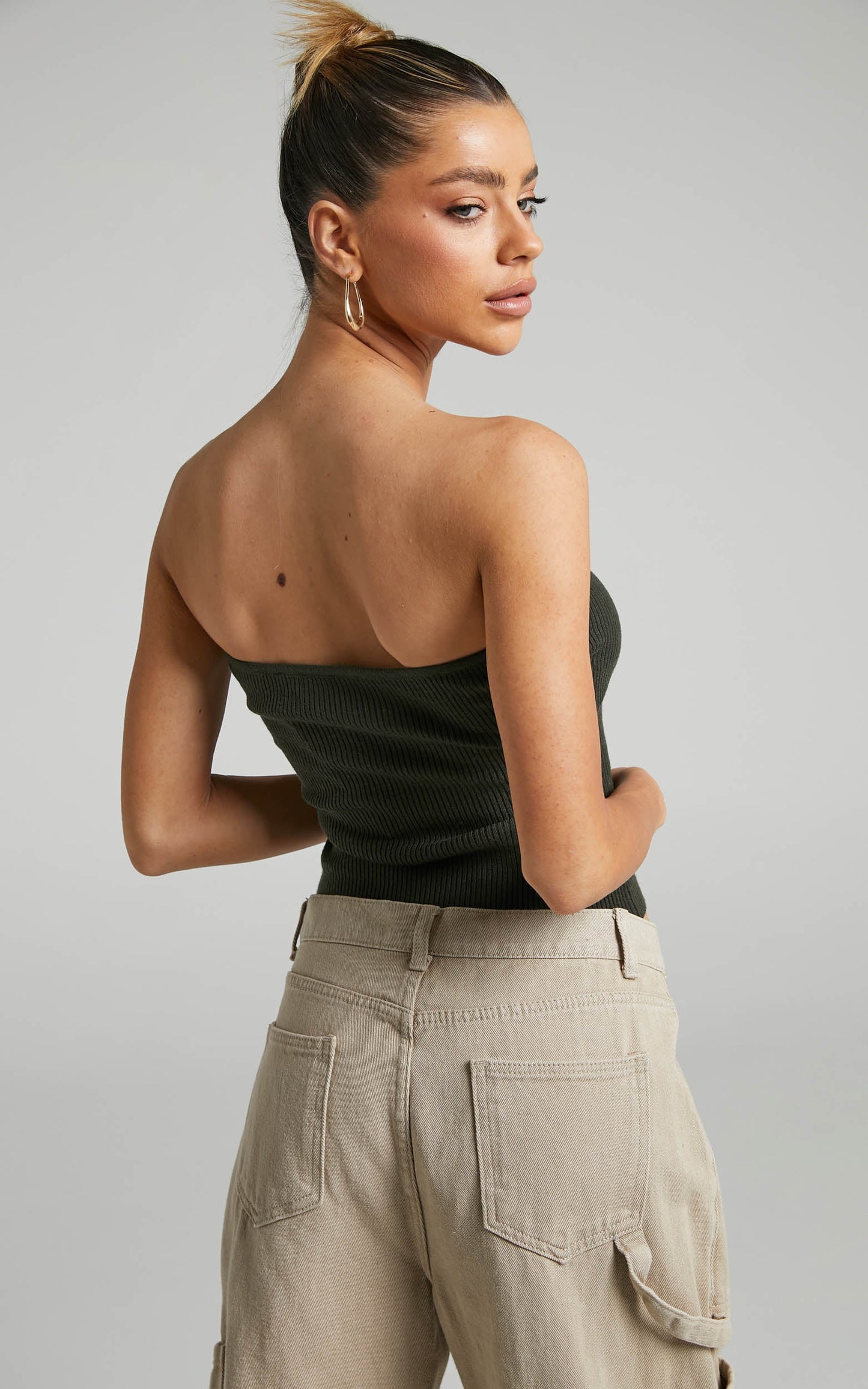 Lioness - Girl in Love Tube Top in Jungle Green