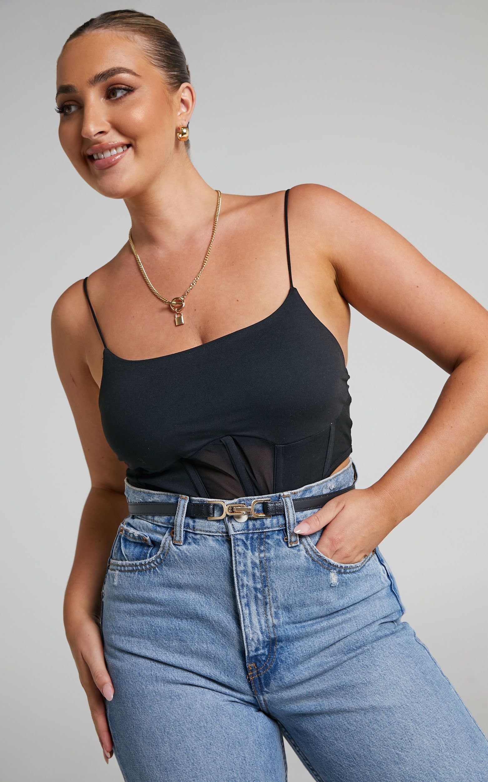Quella Belt in Black