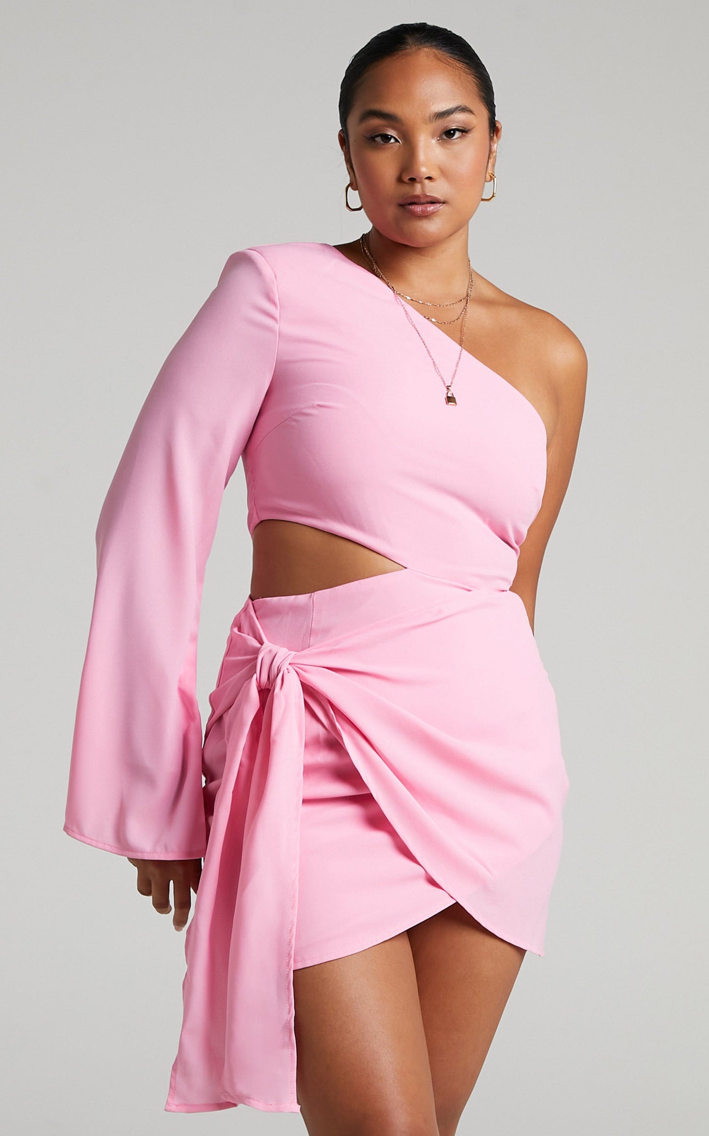 RUNAWAY THE LABEL - NAMI DRESS in Bubblegum Pink