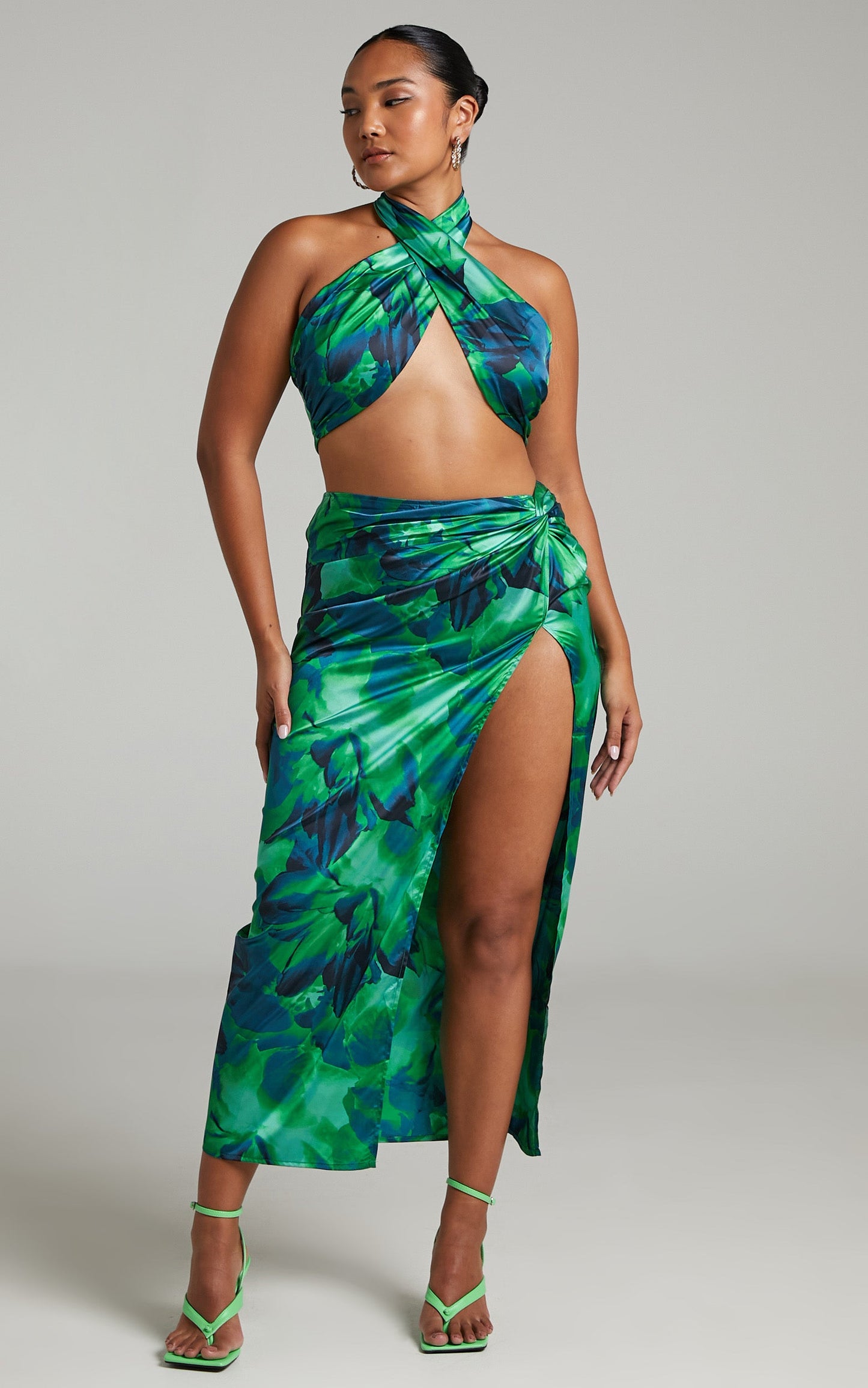 RUNAWAY THE LABEL - SCARLETT SKIRT in Green