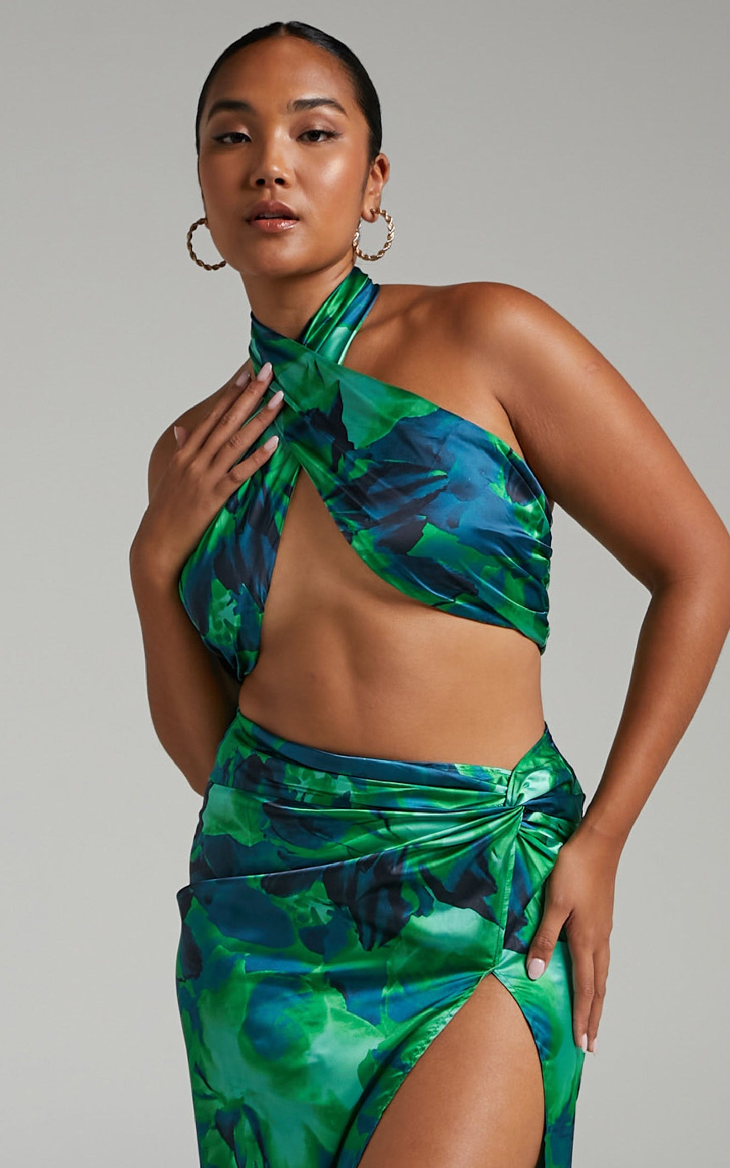 RUNAWAY THE LABEL - SCARLETT TOP in Green
