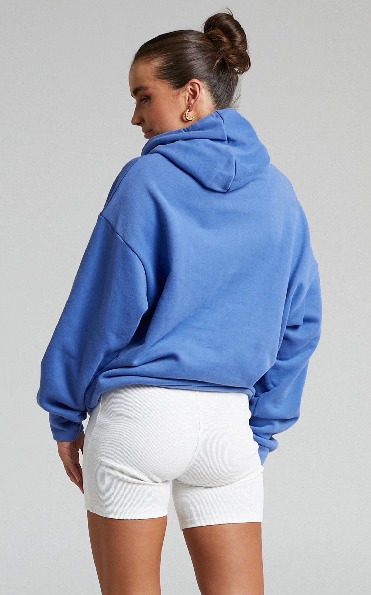 Sunday Society Club - Brooklyn NYC Oversized Hoodie in Blue