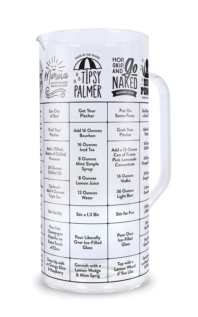 Fred Good Measure - Cocktail Recipe Pitcher