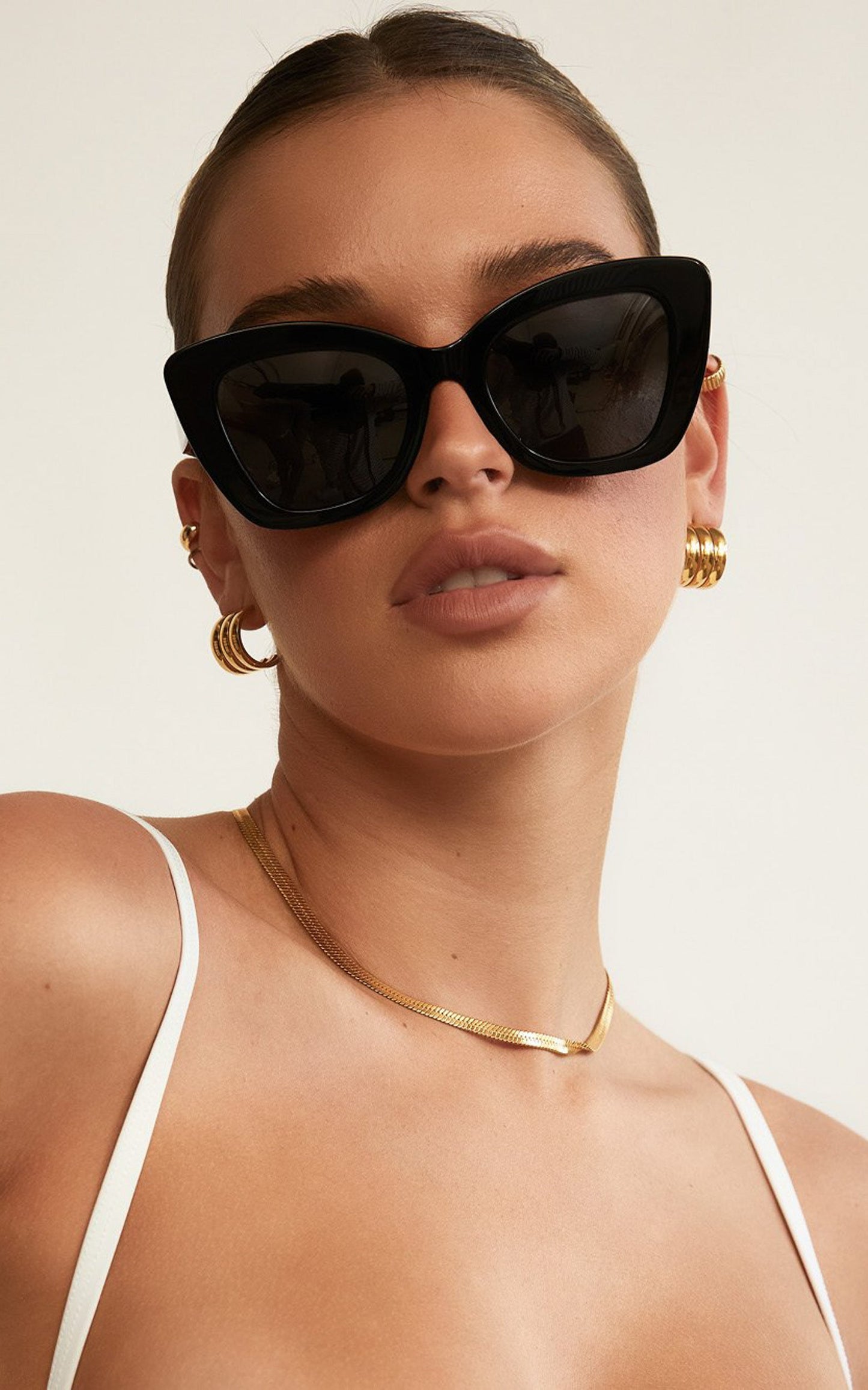 BANBE EYEWEAR - THE BARDOT in Black-SMOKE