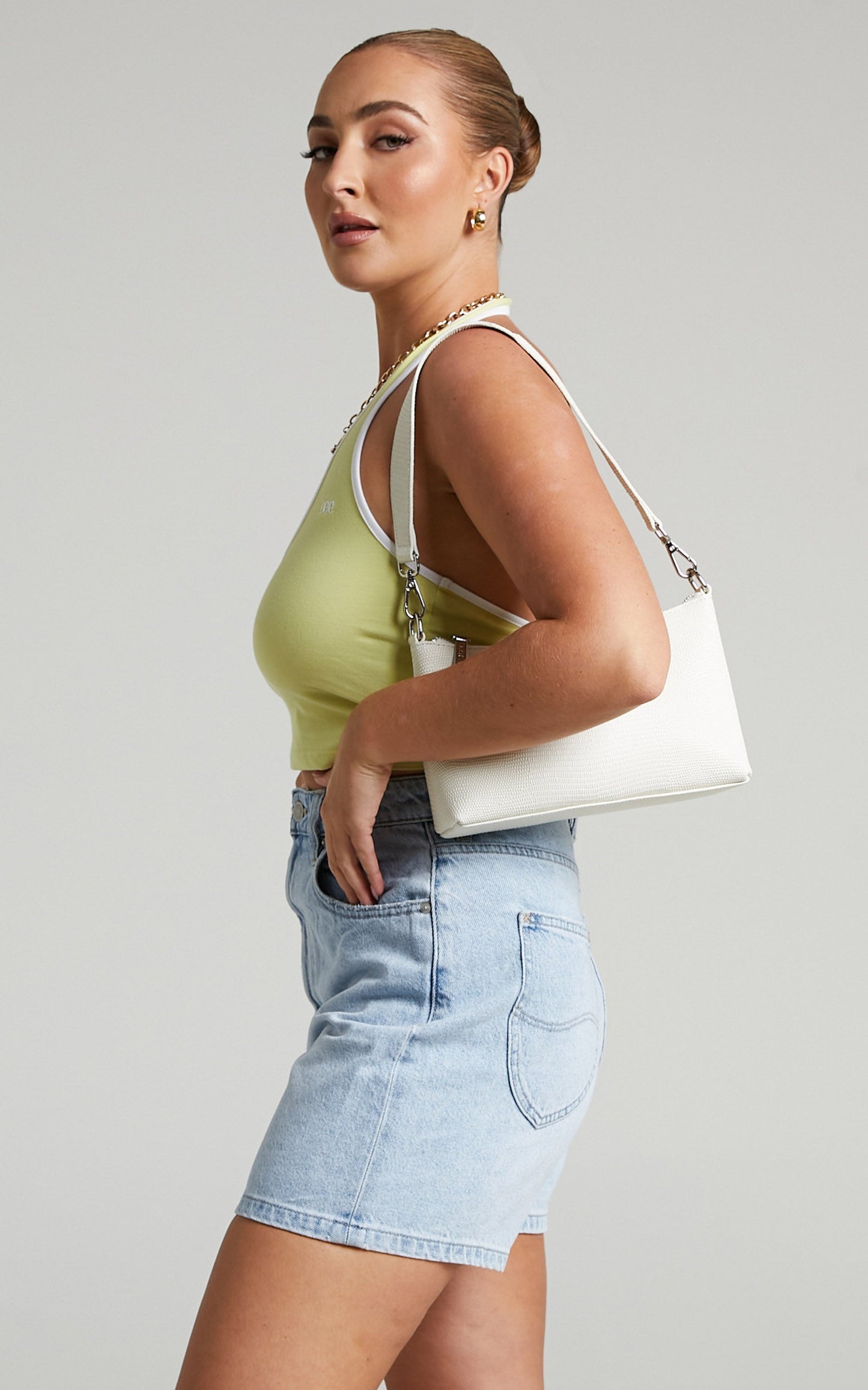 Lee - Valleys Halter Top in Lime Sherbet