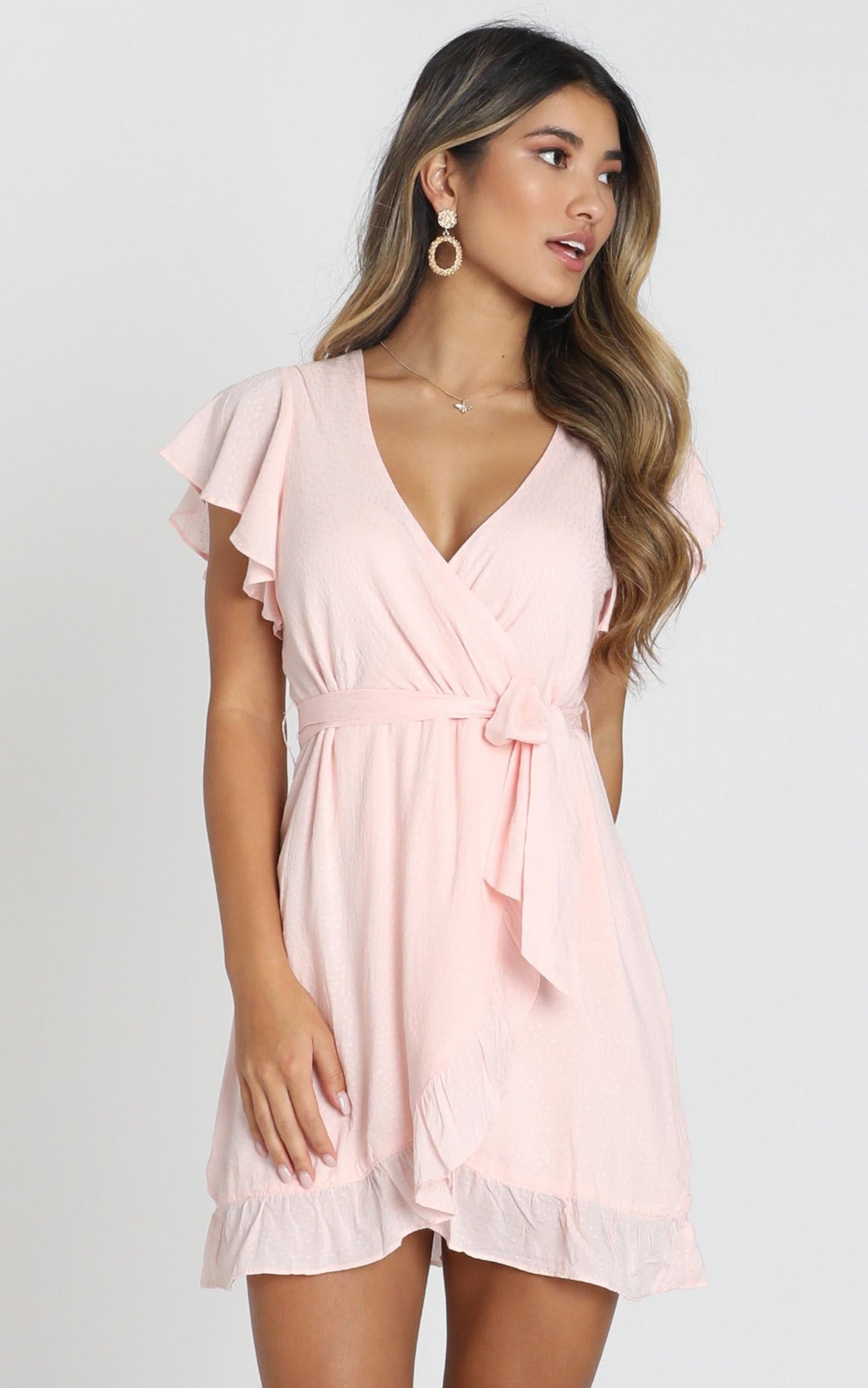 Sweet Nothings Dress in Blush