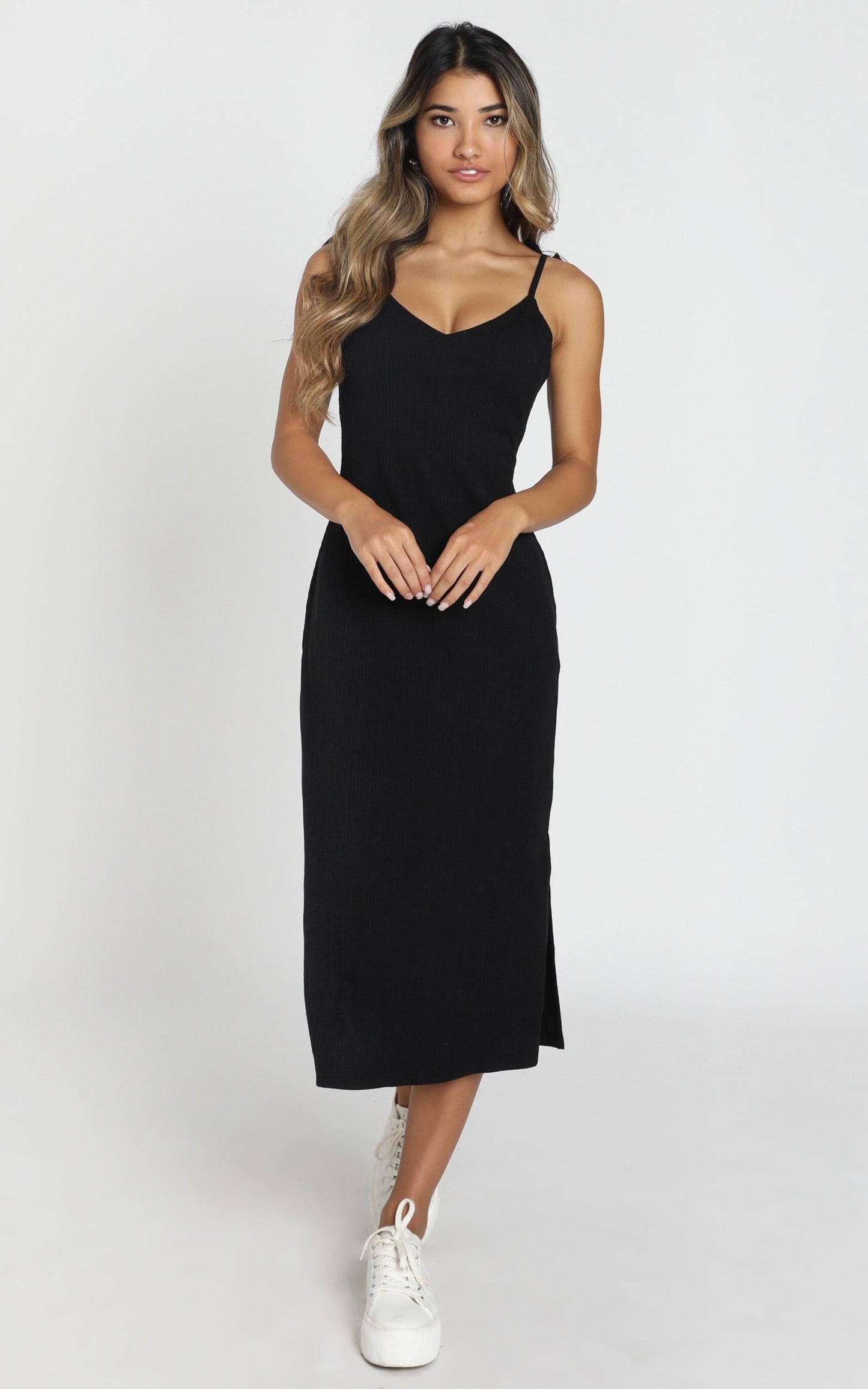 Wont Look Back Dress In Black