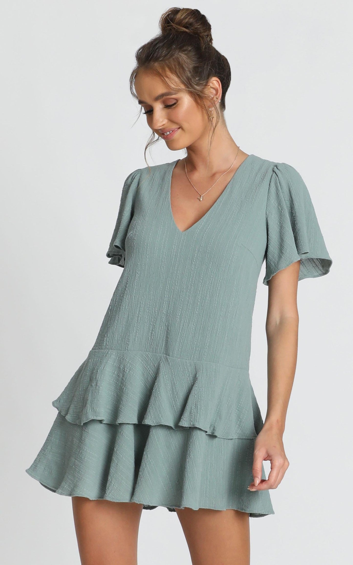 Bahama Baby Dress in Sage
