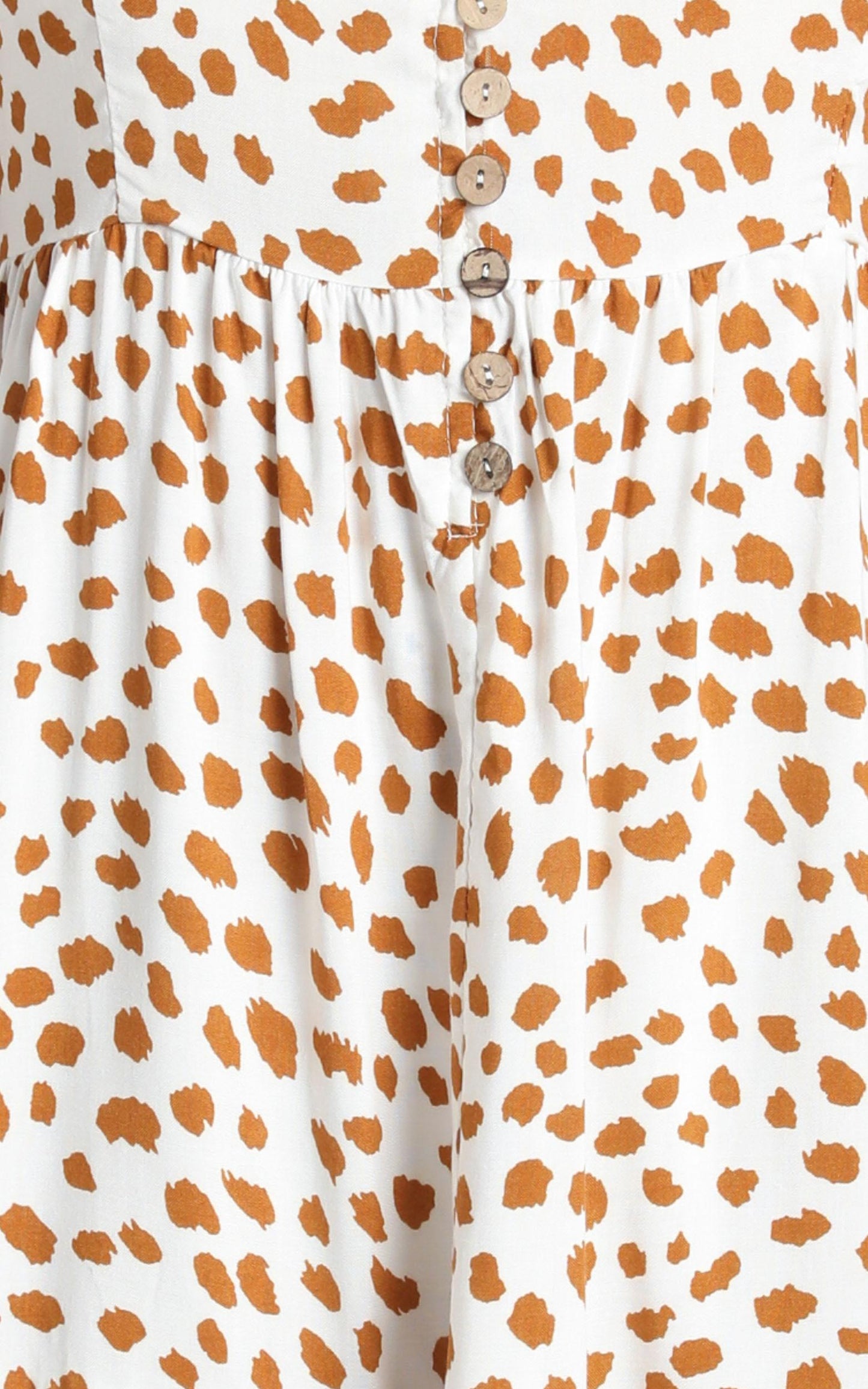Mylo Dress in Tan Spot