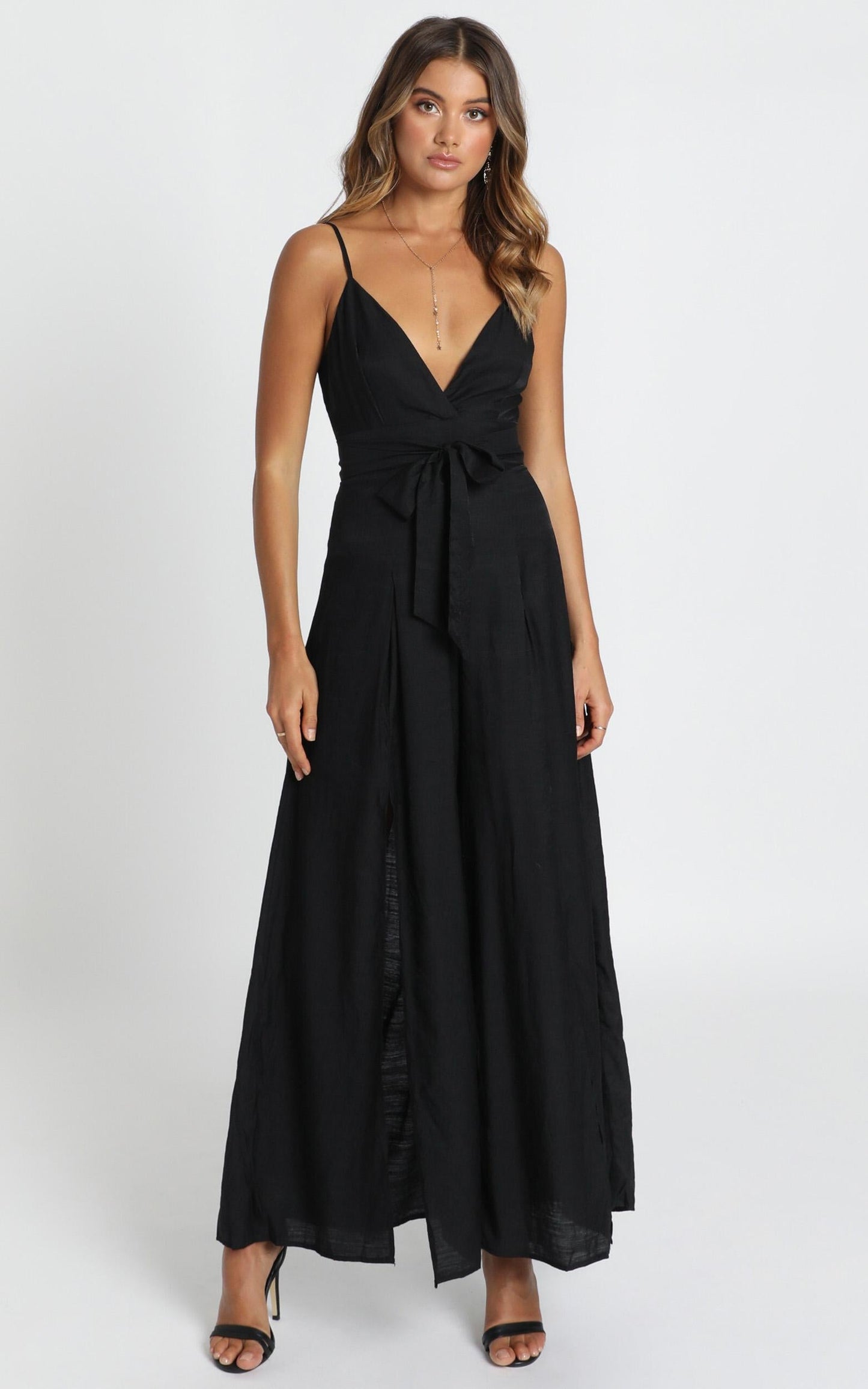 Written In History Jumpsuit In Black