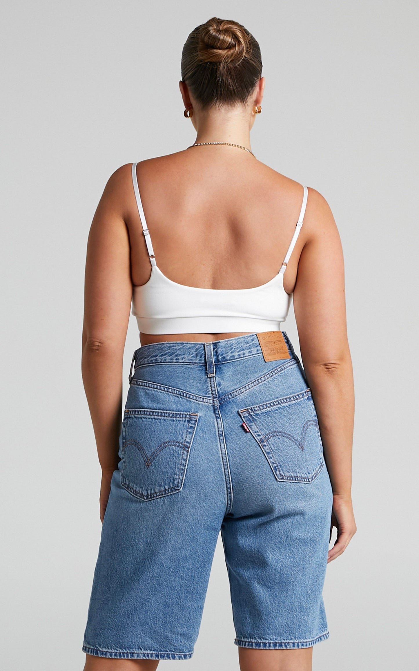 Levi's - High Loose Denim Bermuda Short in Whatever