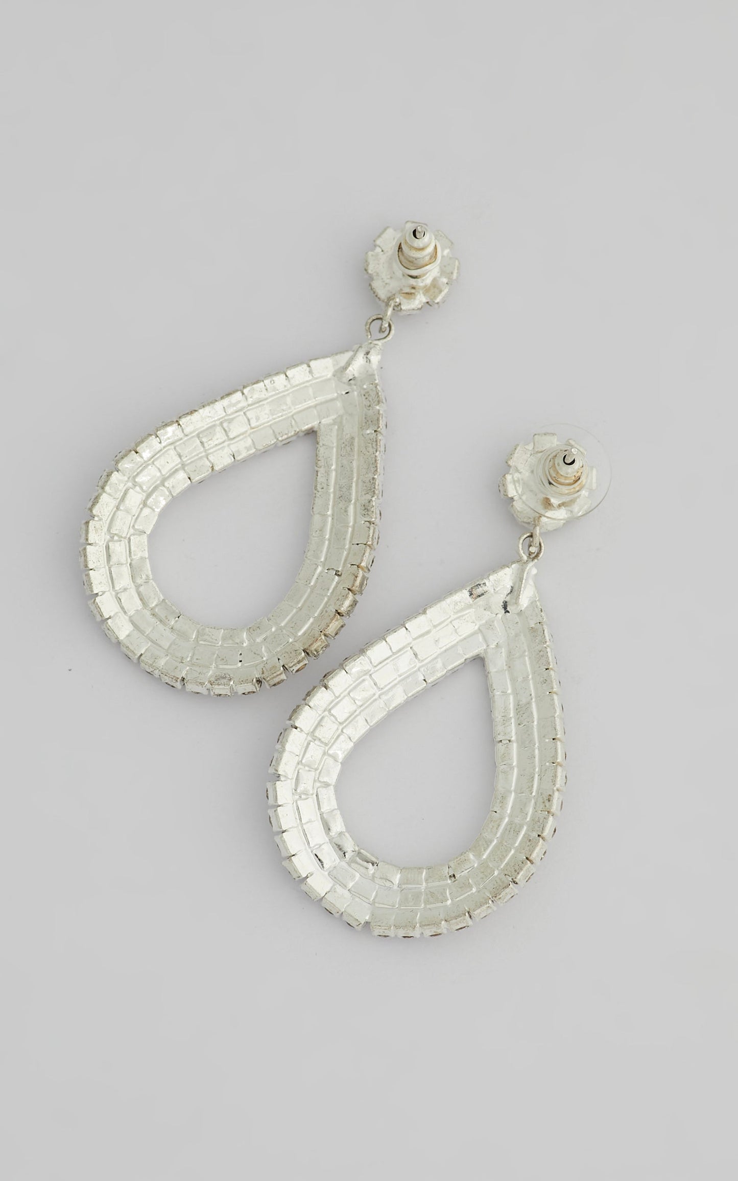 Parrisa Drop Earrings in Diamante