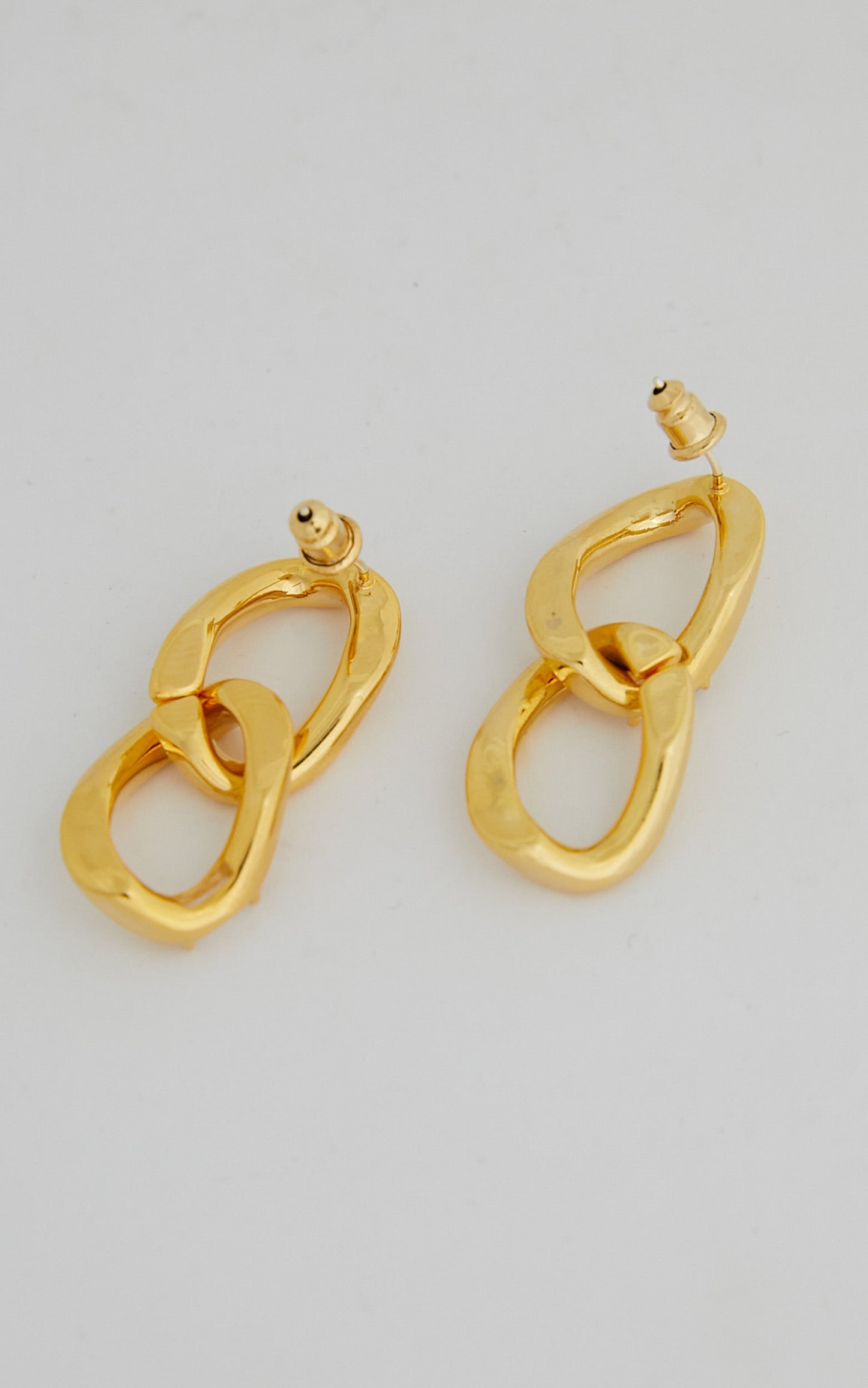 Parvine Drop Earrings in Gold
