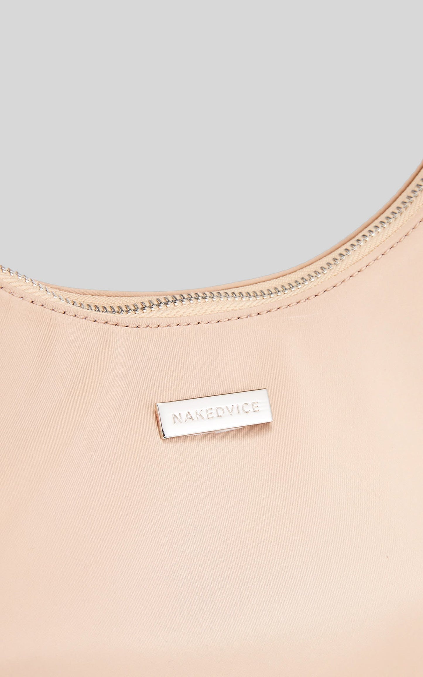 NAKEDVICE - THE REN BAG in SAND/SILVER