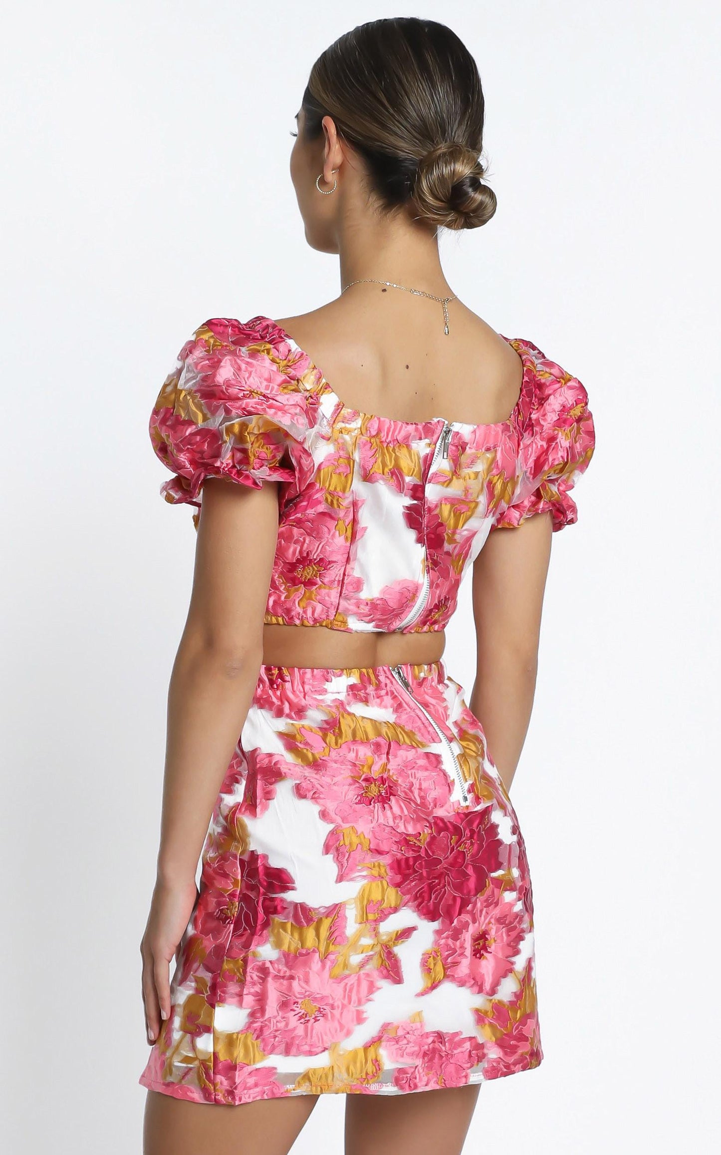 Julietta Two Piece Set in Pink Floral