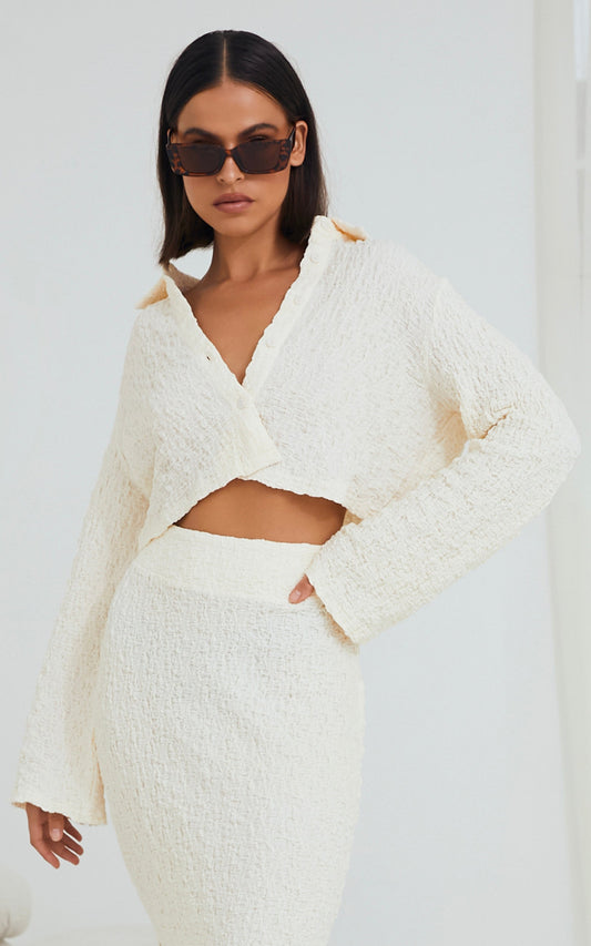 4th & Reckless - Verena Shirt in Cream