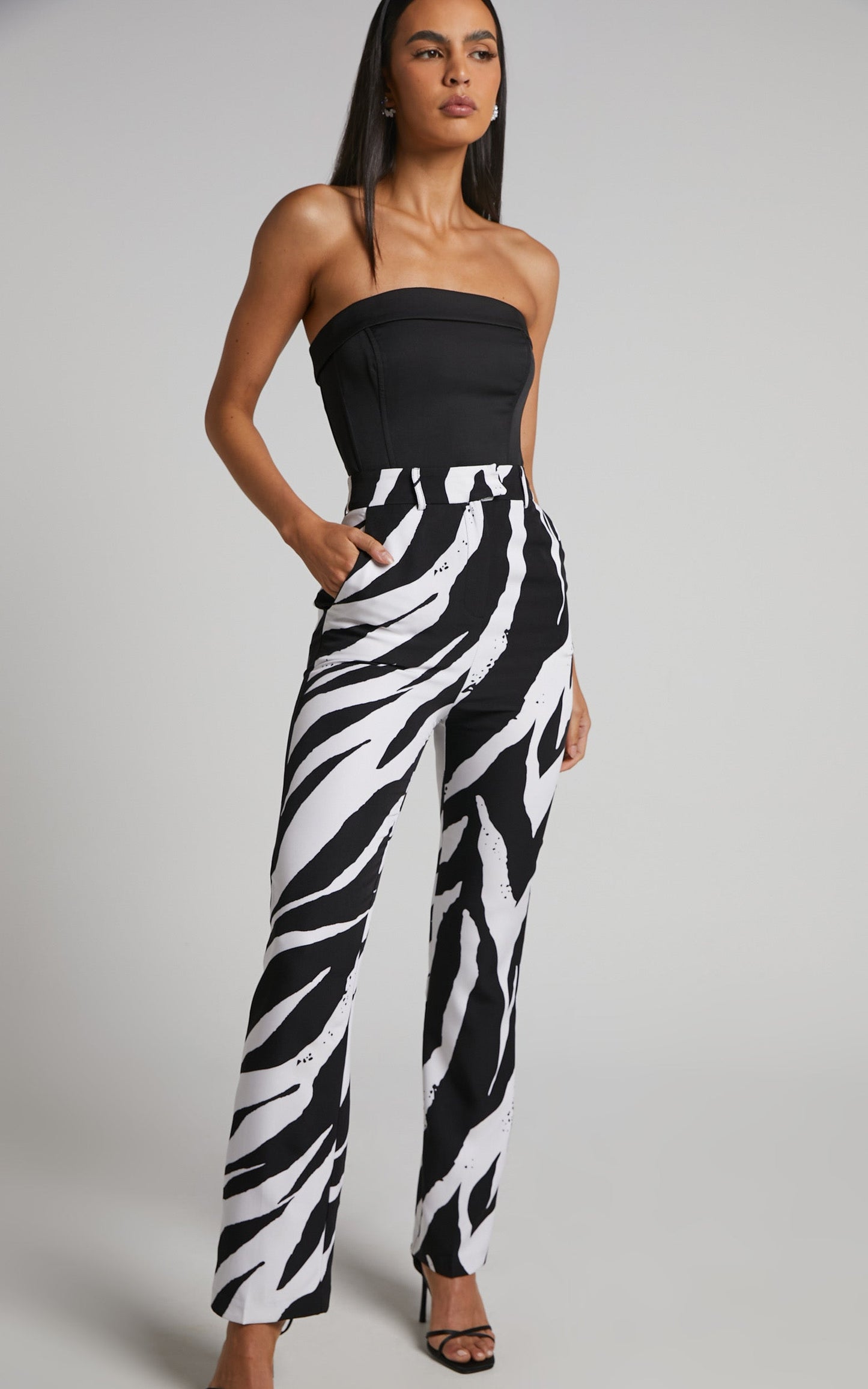4th & Reckless - Karim Trouser in Zebra Print
