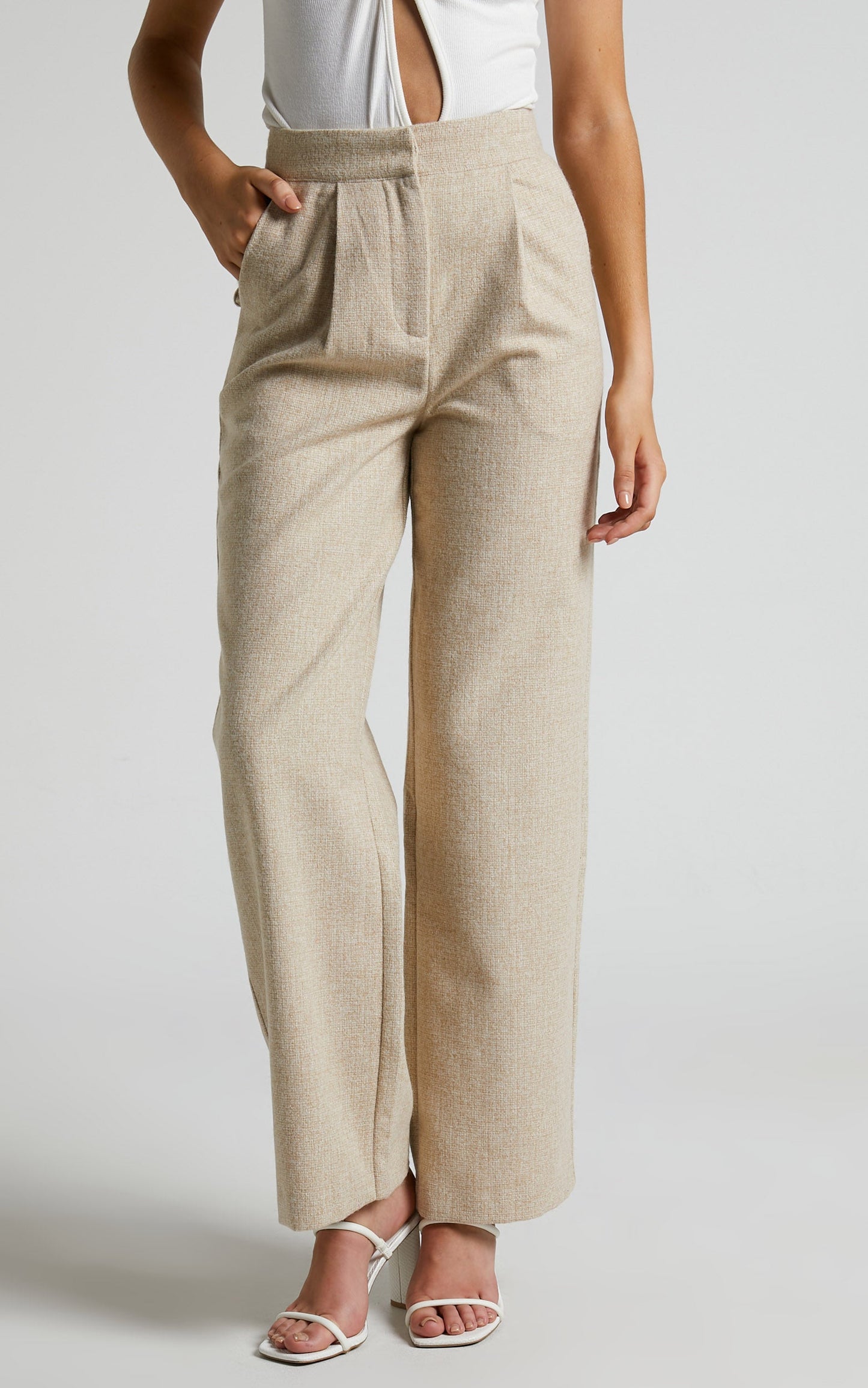 4Th & Reckless - Bradshaw Trouser in Beige
