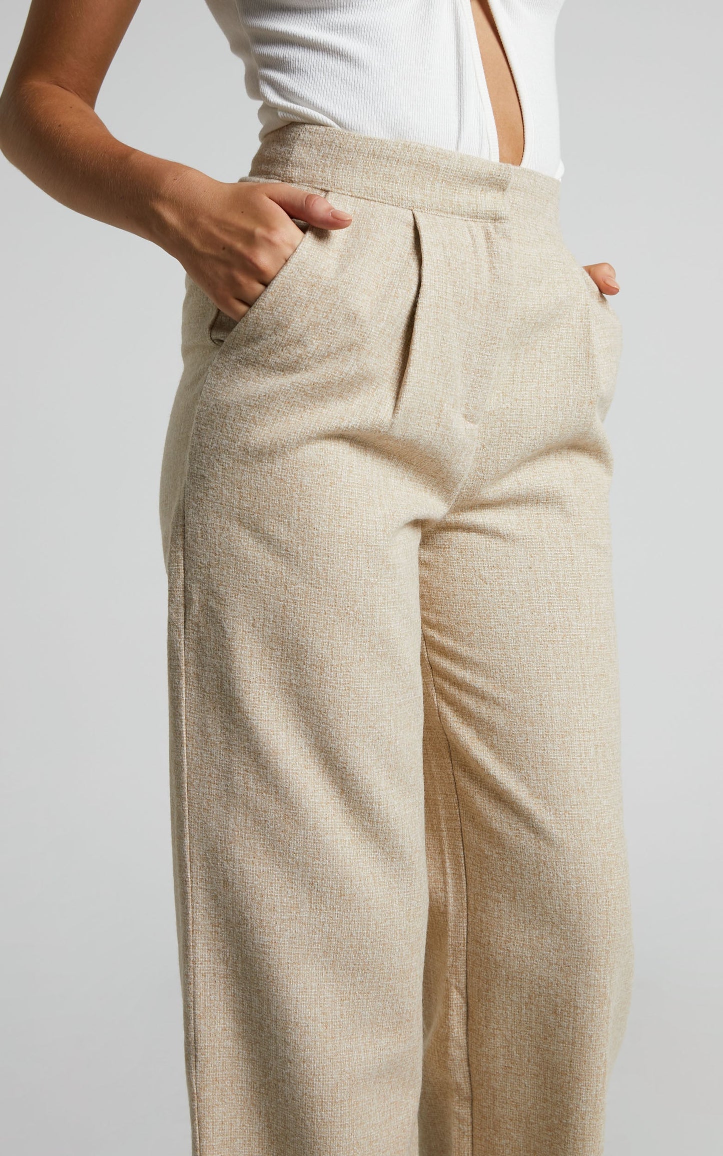 4Th & Reckless - Bradshaw Trouser in Beige