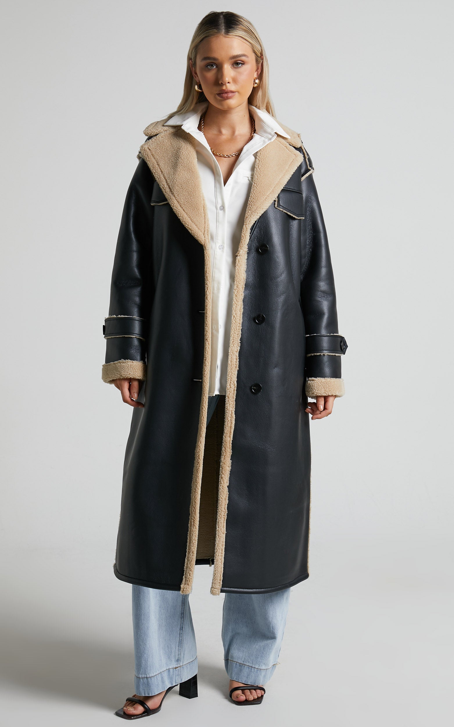 4Th & Reckless - Jodie Coat in Black