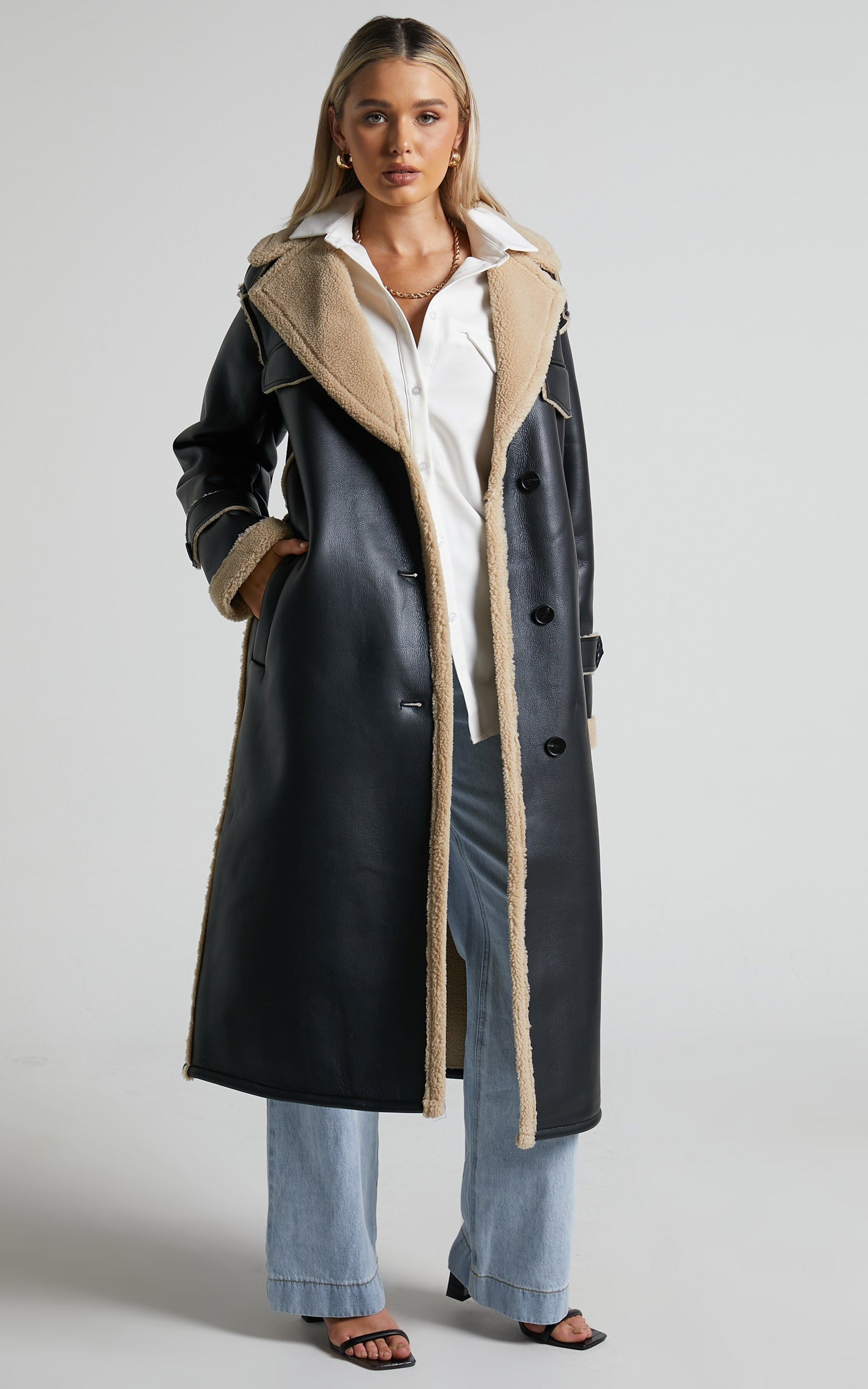 4Th & Reckless - Jodie Coat in Black