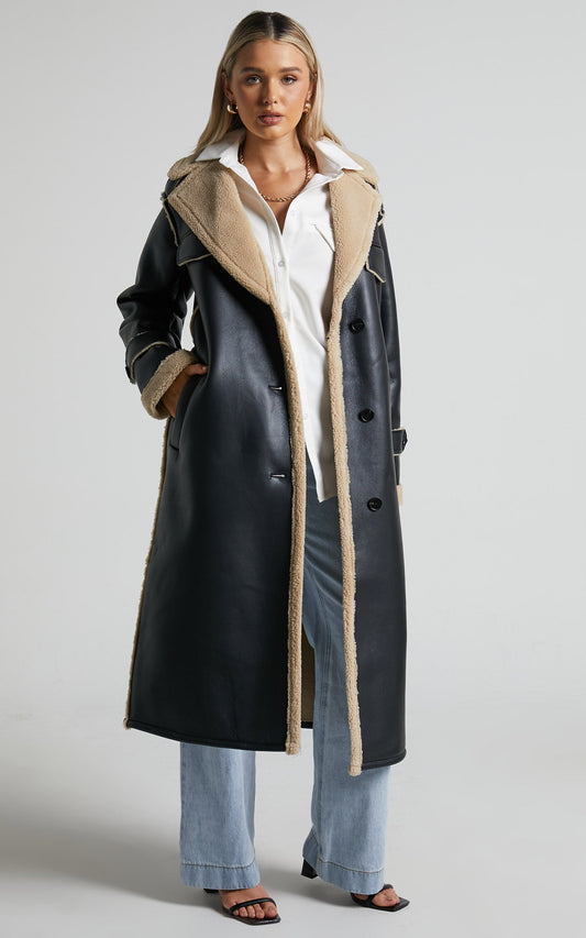 4Th & Reckless - Jodie Coat in Black