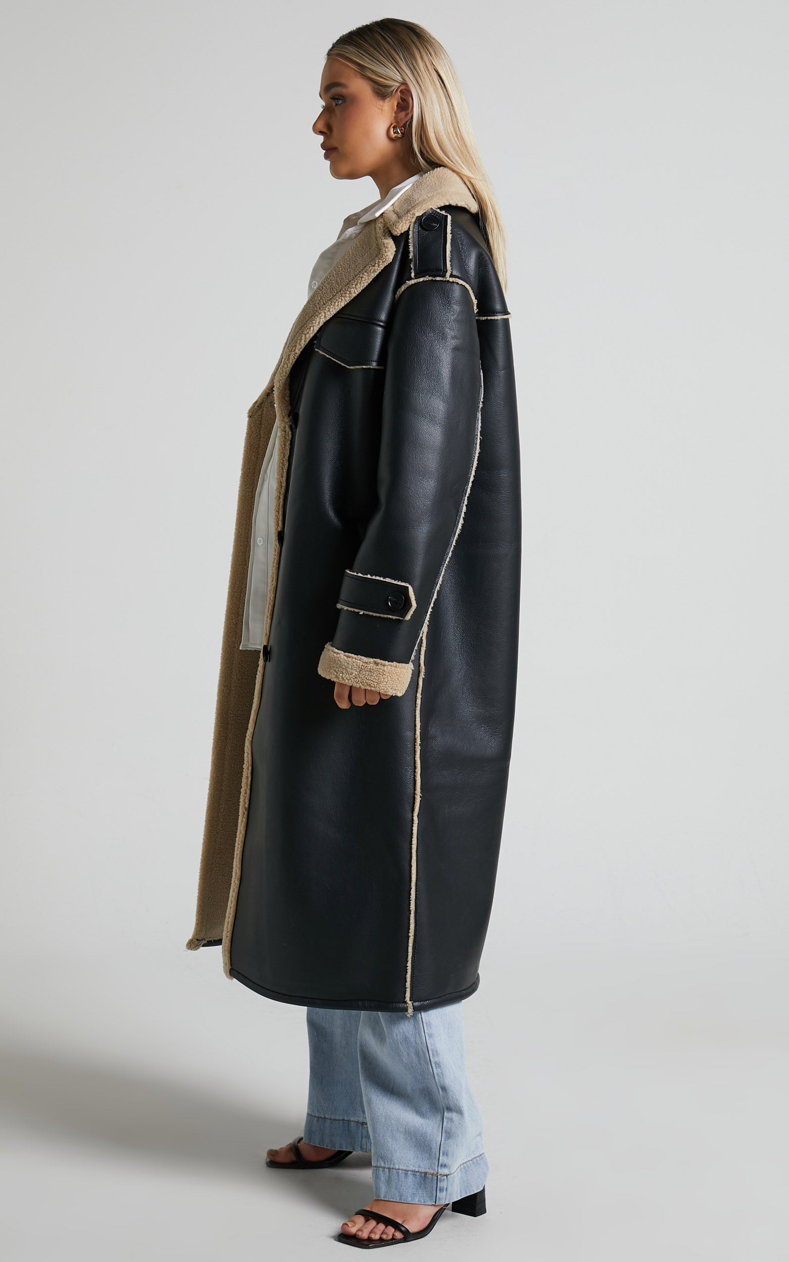 4Th & Reckless - Jodie Coat in Black