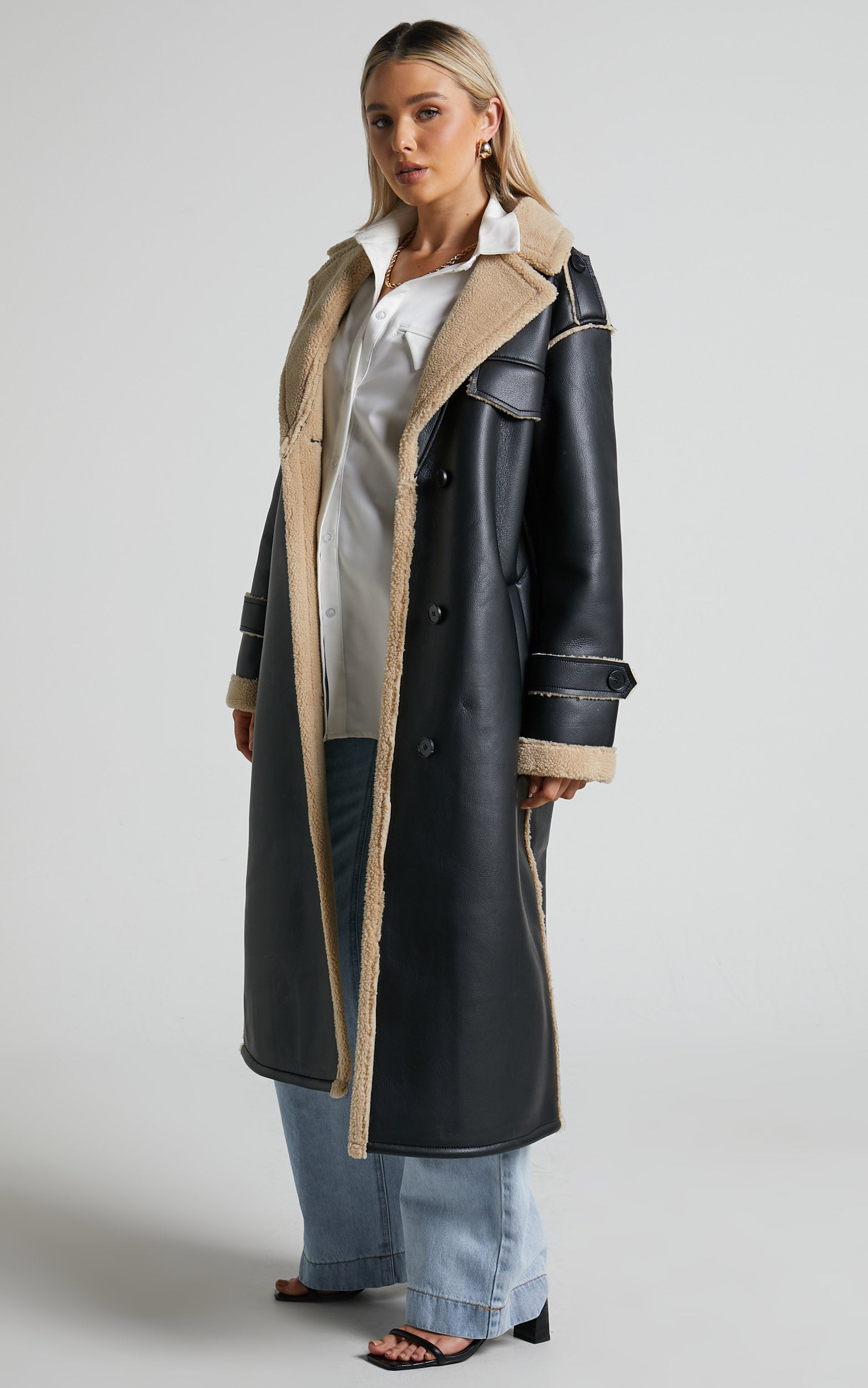 4Th & Reckless - Jodie Coat in Black