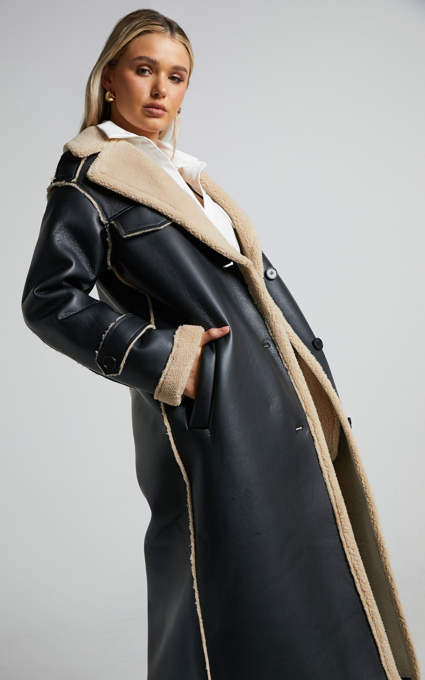 4Th & Reckless - Jodie Coat in Black