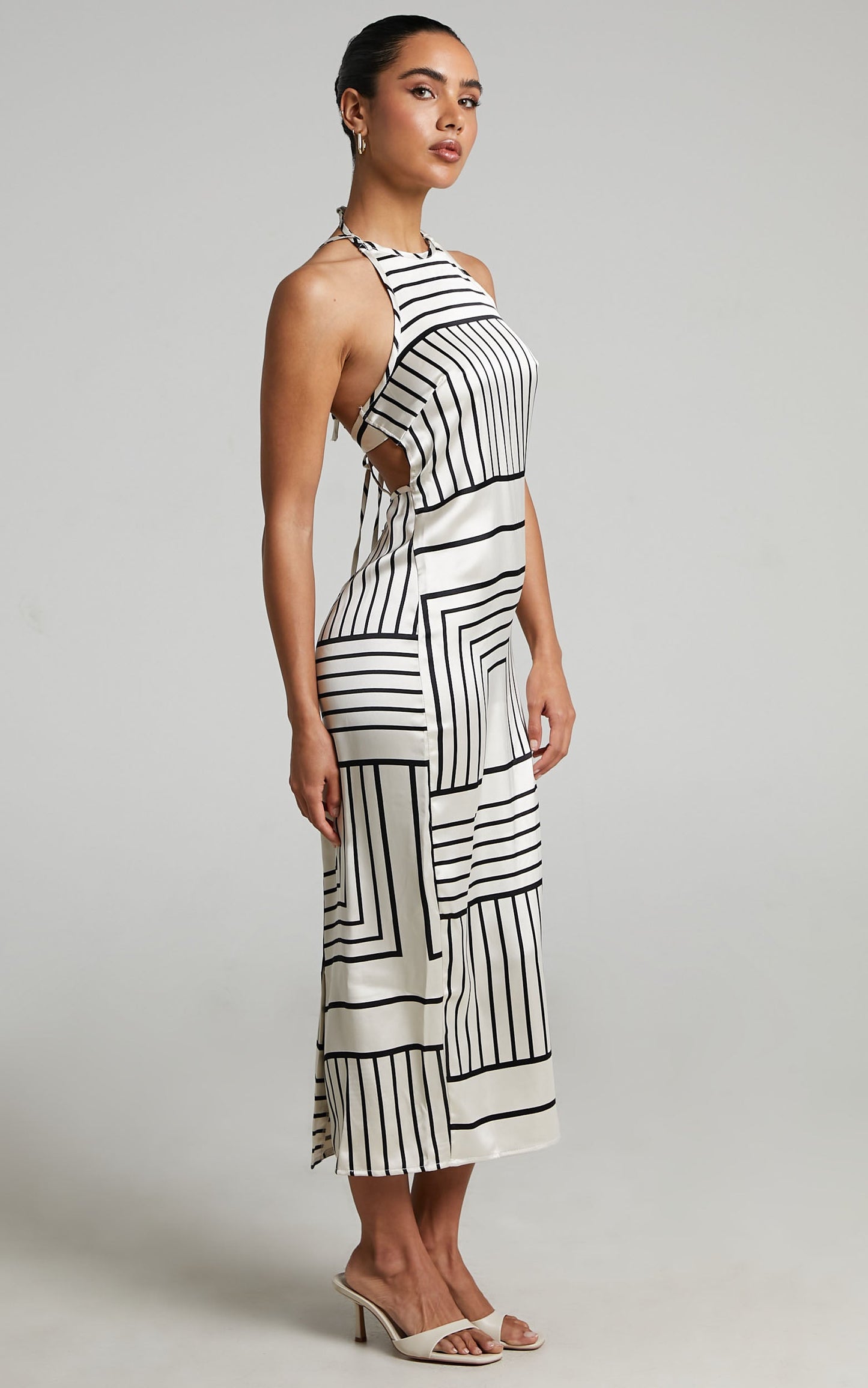 4th & Reckless - Jeanne Dress in abstract satin