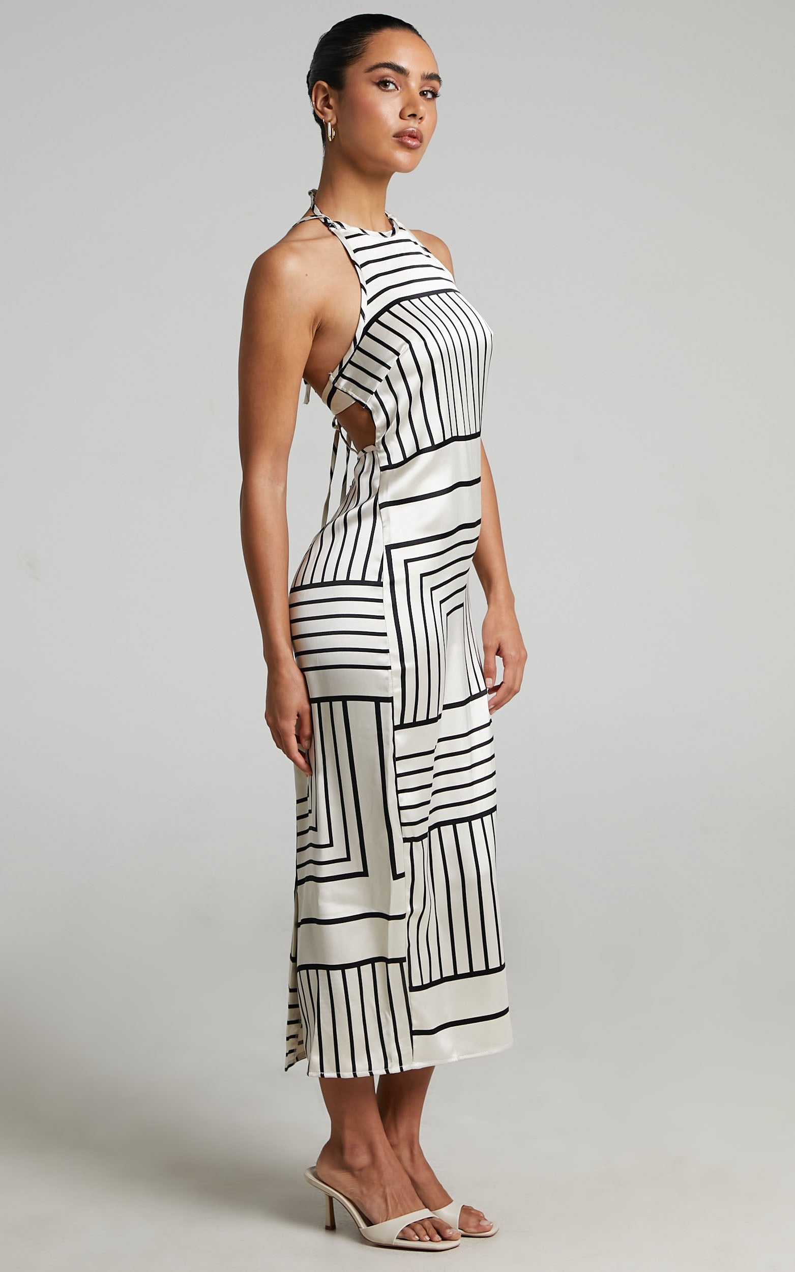 4th & Reckless - Jeanne Dress in abstract satin