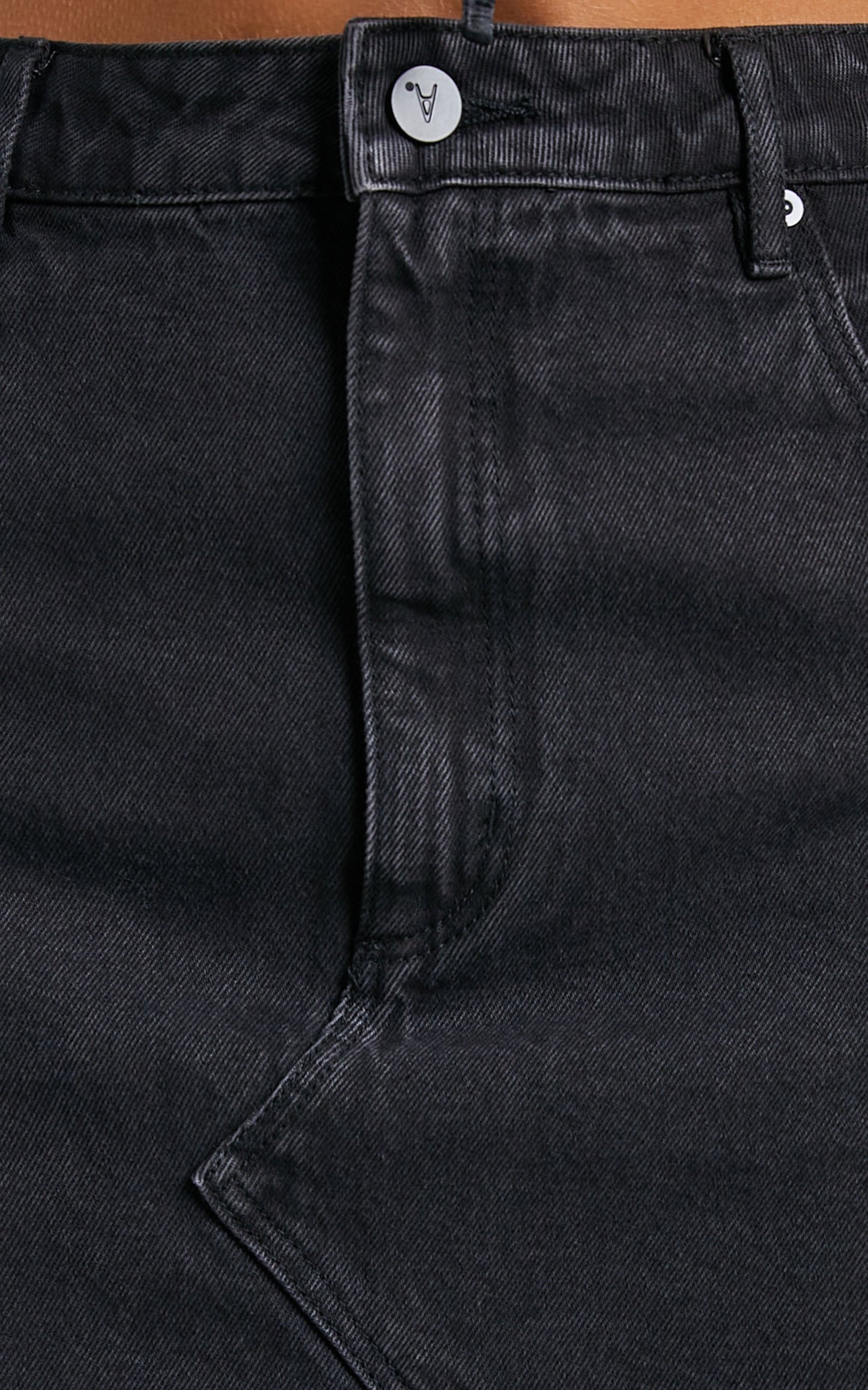 Abrand - A Aline Denim Skirt in Teri