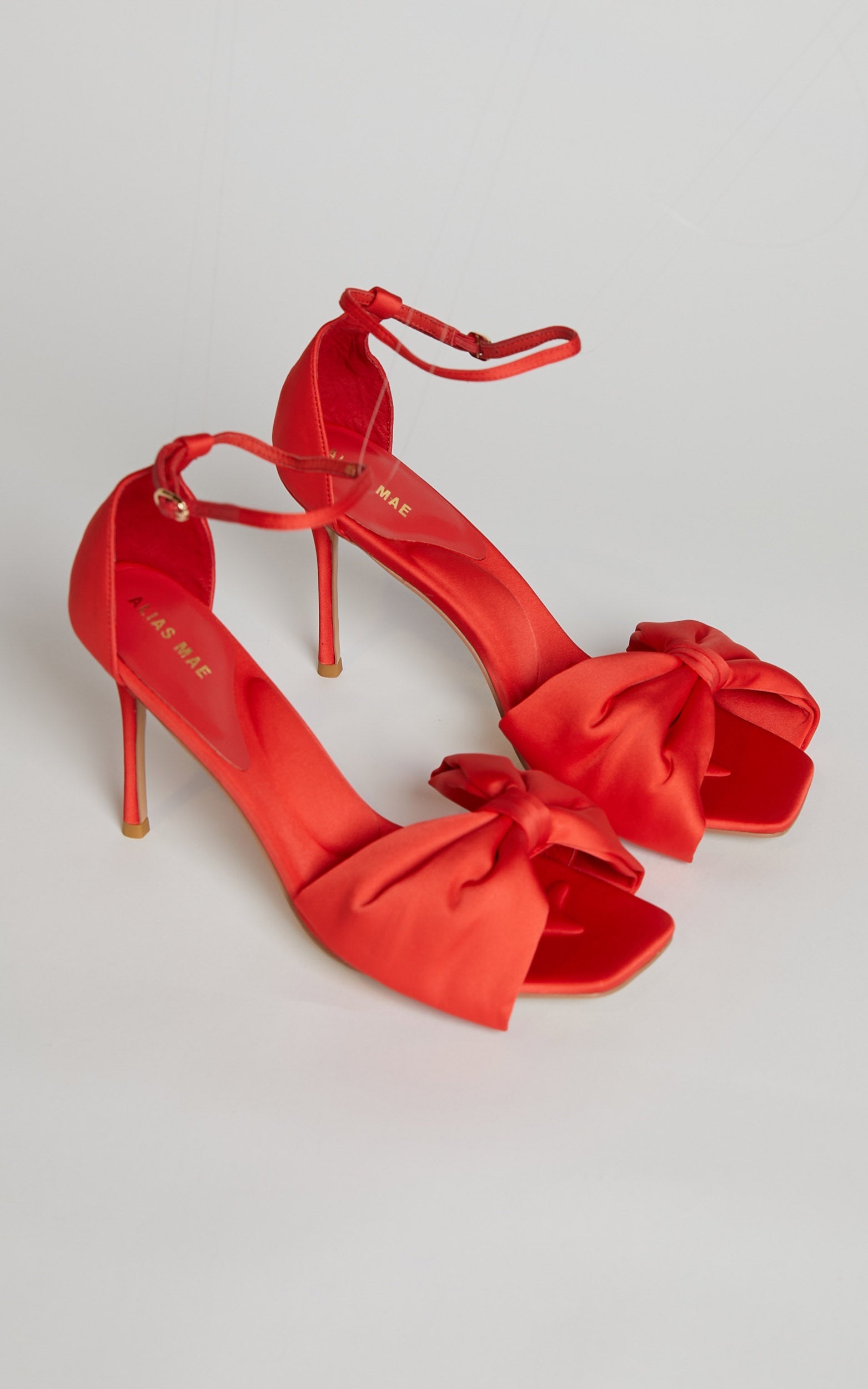 Alias Mae - Minka in Bright Tomato Satin