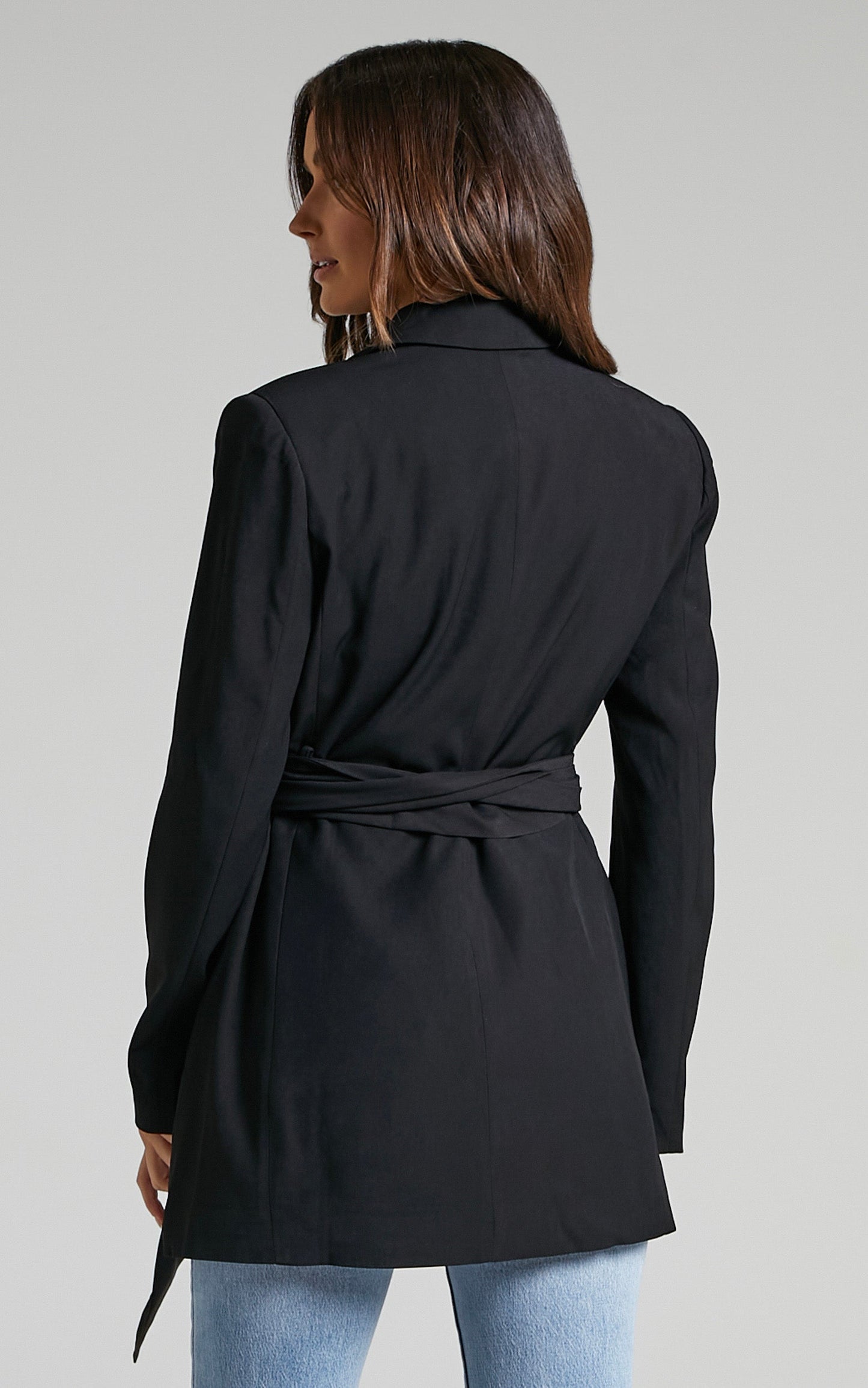 Antoni Belted Blazer in Black