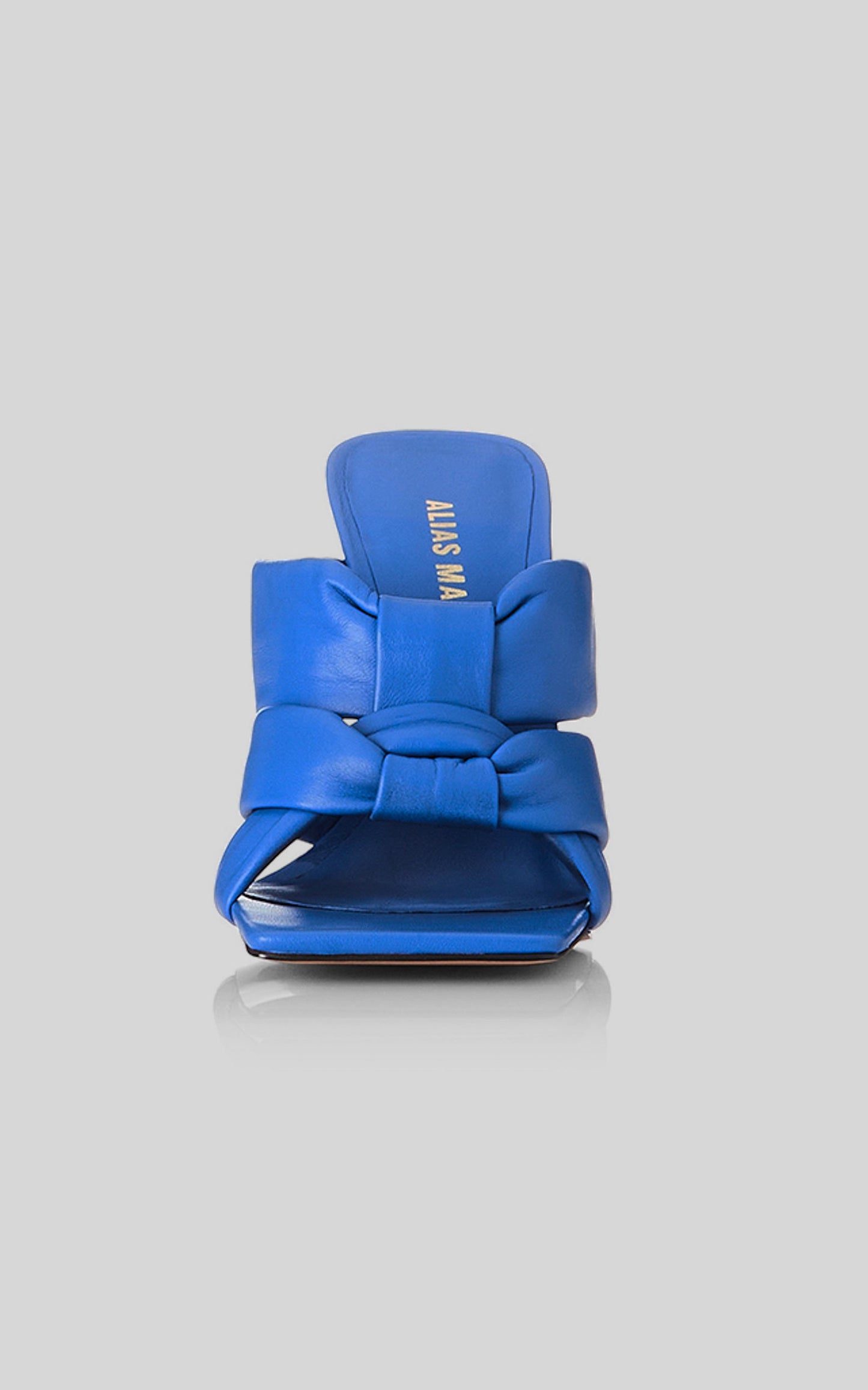 Alias Mae - Astor Heels in Bright Blue Leather