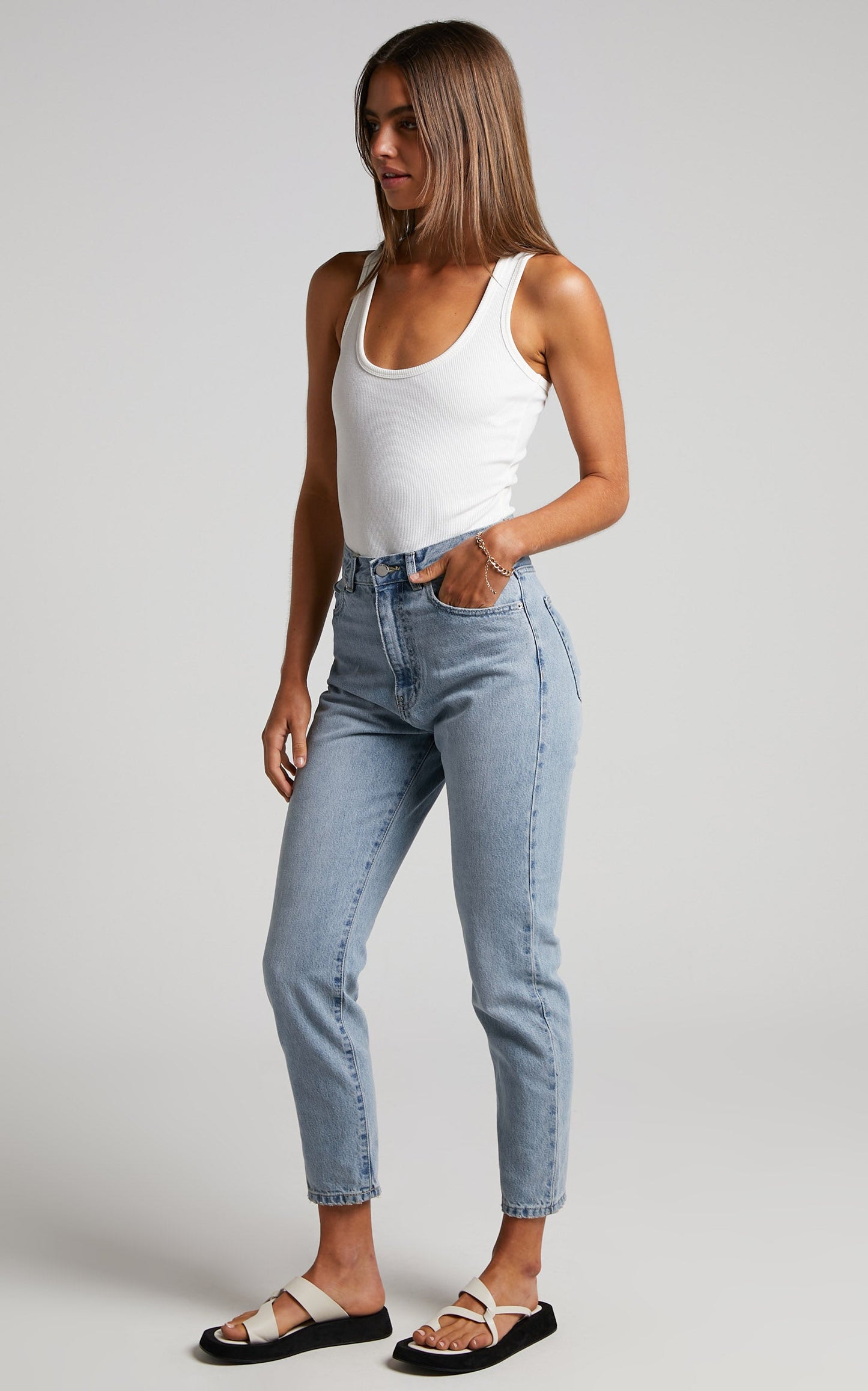 Dr Denim - Nora Jean in Drift Light Blue