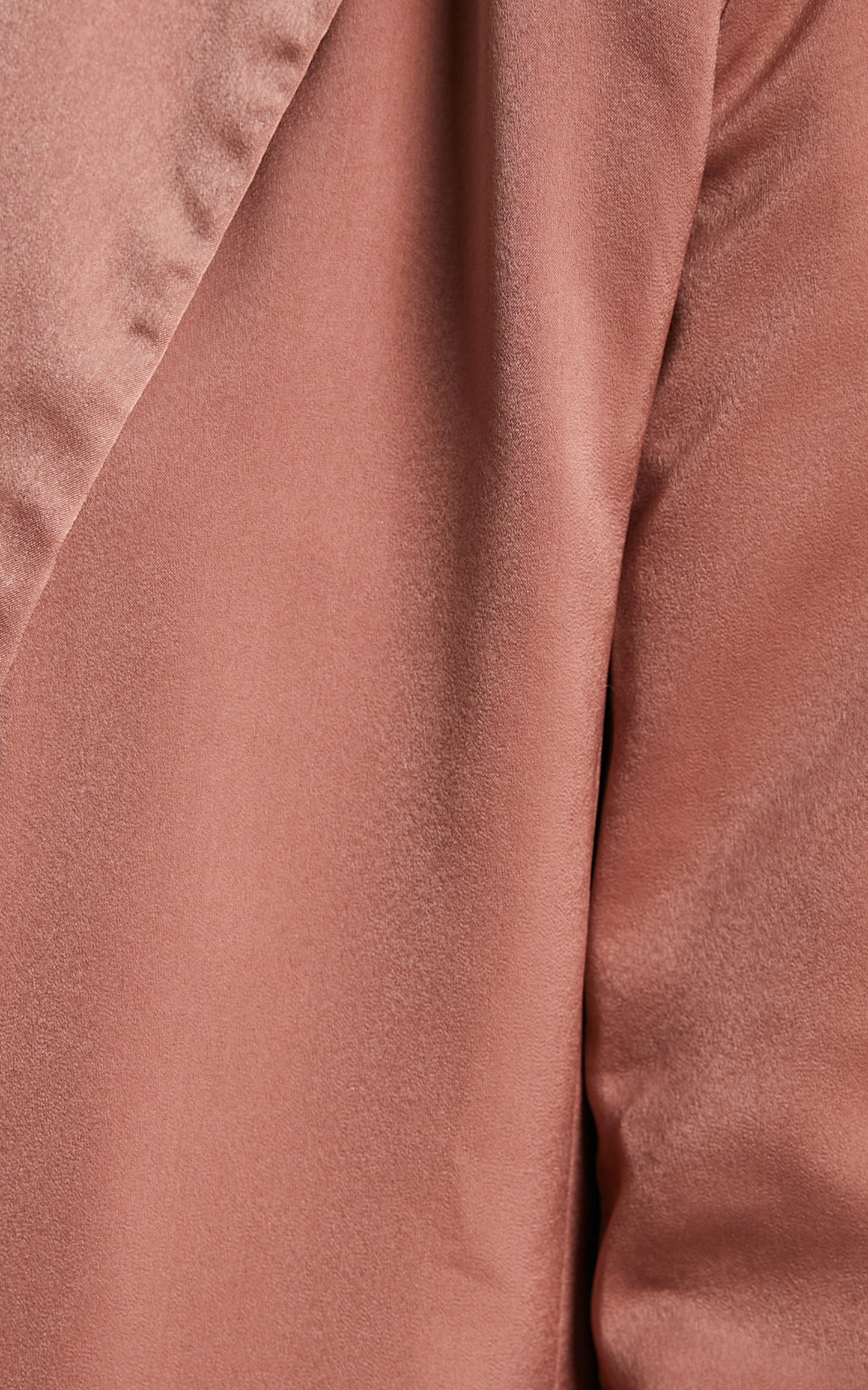 Jetherdan Relaxed Satin Blazer in Rust