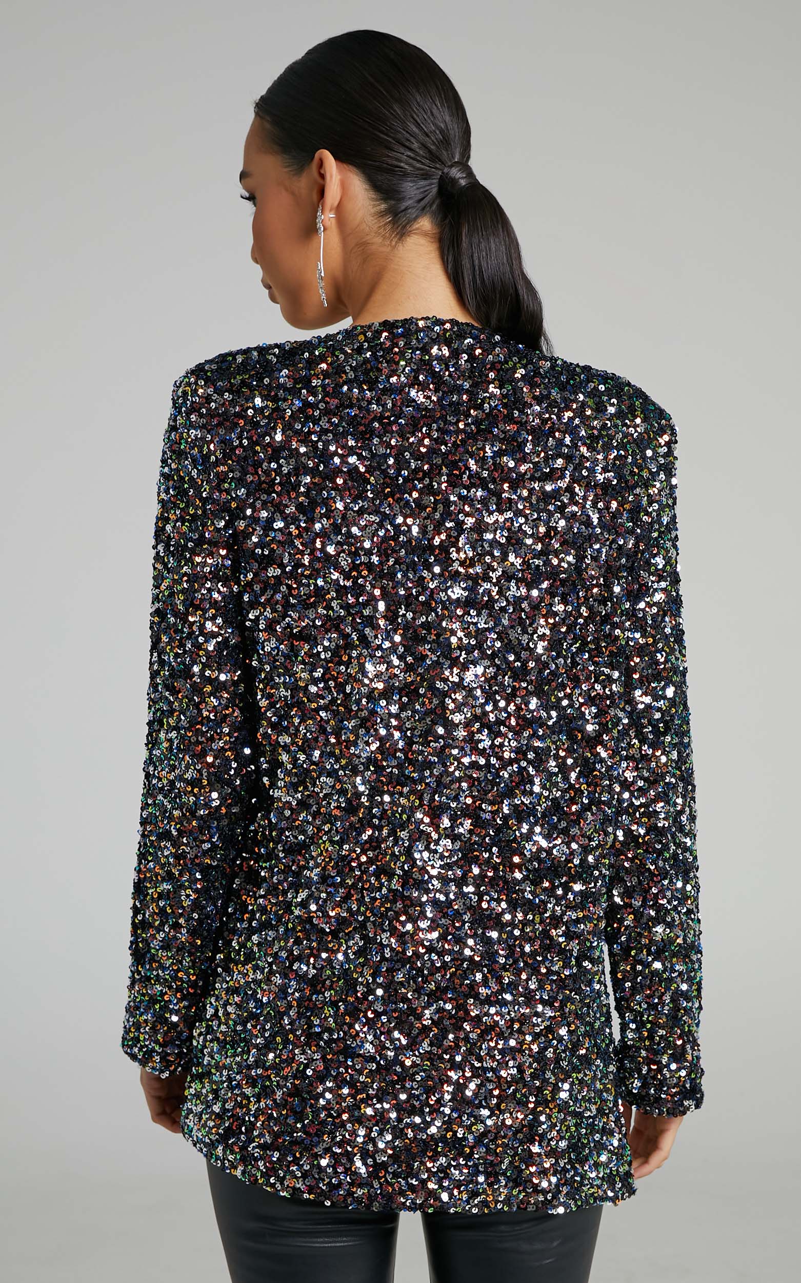 Luecia Jacket in Multi sequin
